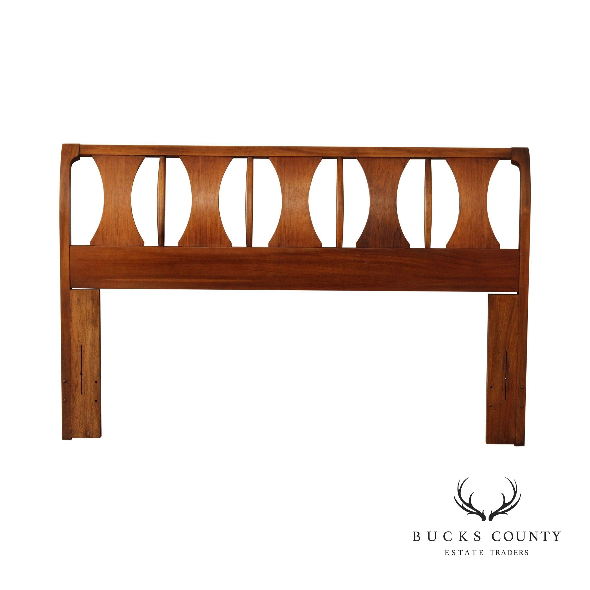 Kent Coffey 'Perspecta' Rosewood and Walnut Queen Headboard