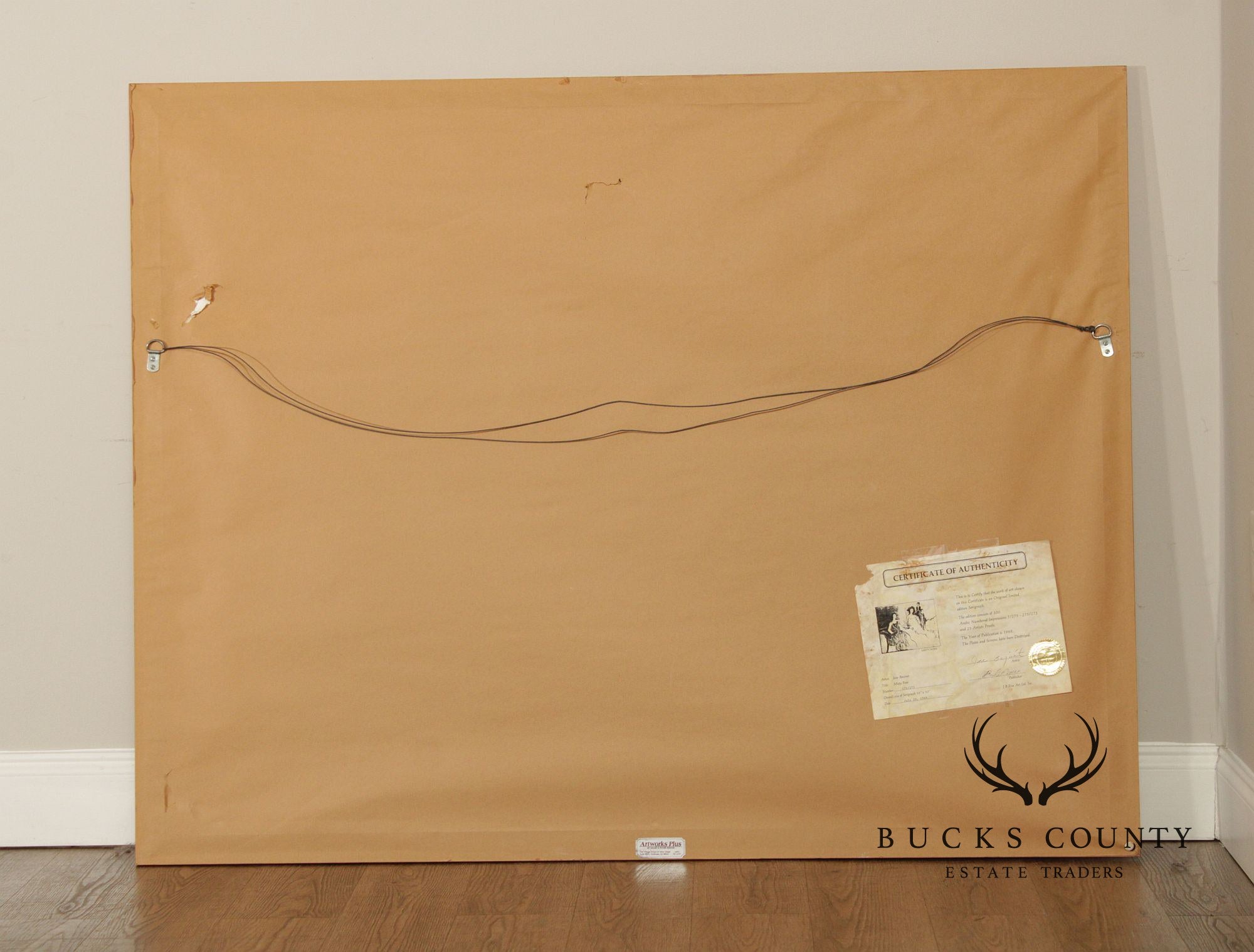 Jane Bazinet Framed Serigraph Print, 'Misty Road'