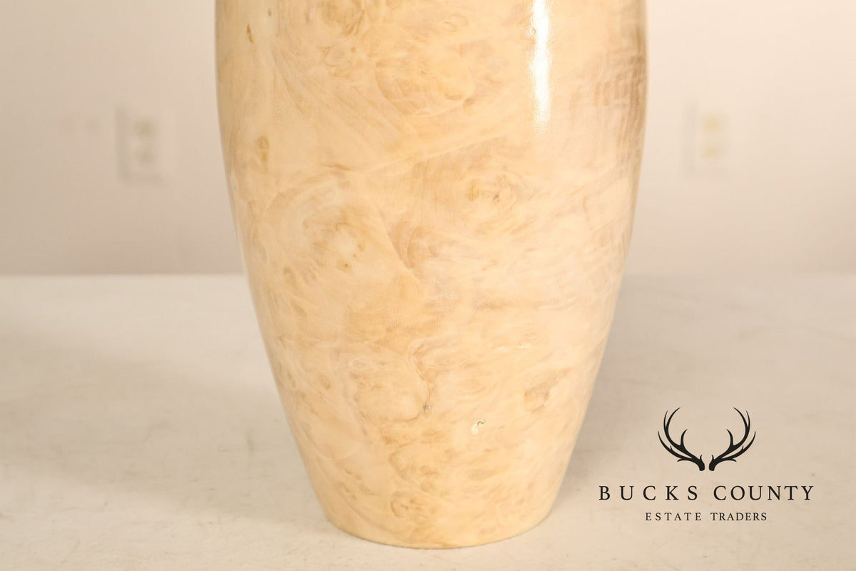 John Mascoll Contemporary Turned Maple Vase