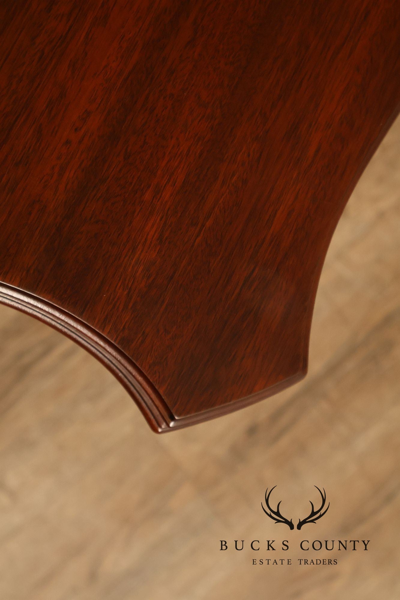 Henkel Harris Chippendale Style Mahogany One Drawer Lamp End Table
