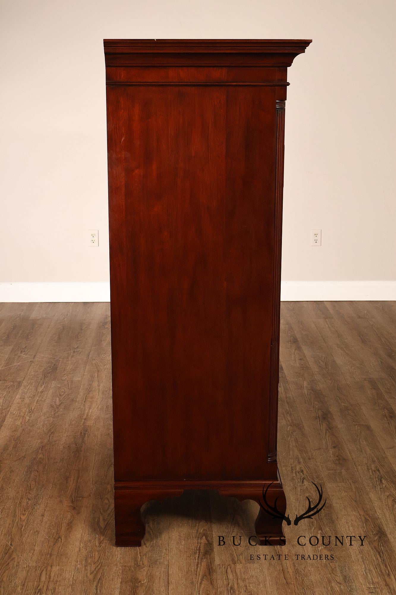 Henkel Harris Chippendale Style Mahogany Tall Chest