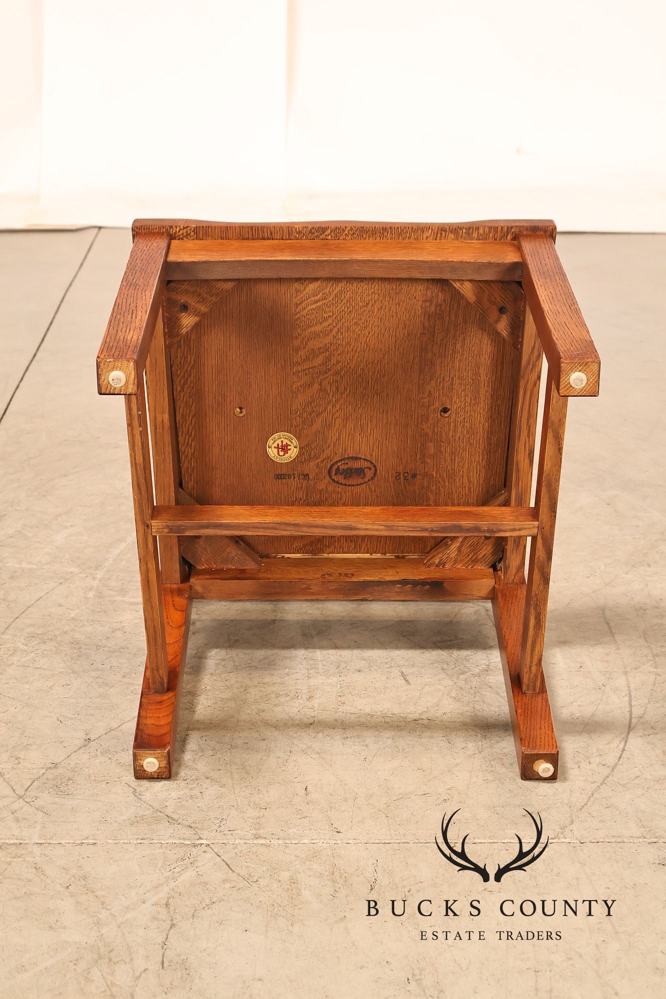 Stickley Mission Collection Set of Six Cottage Oak Dining Chairs