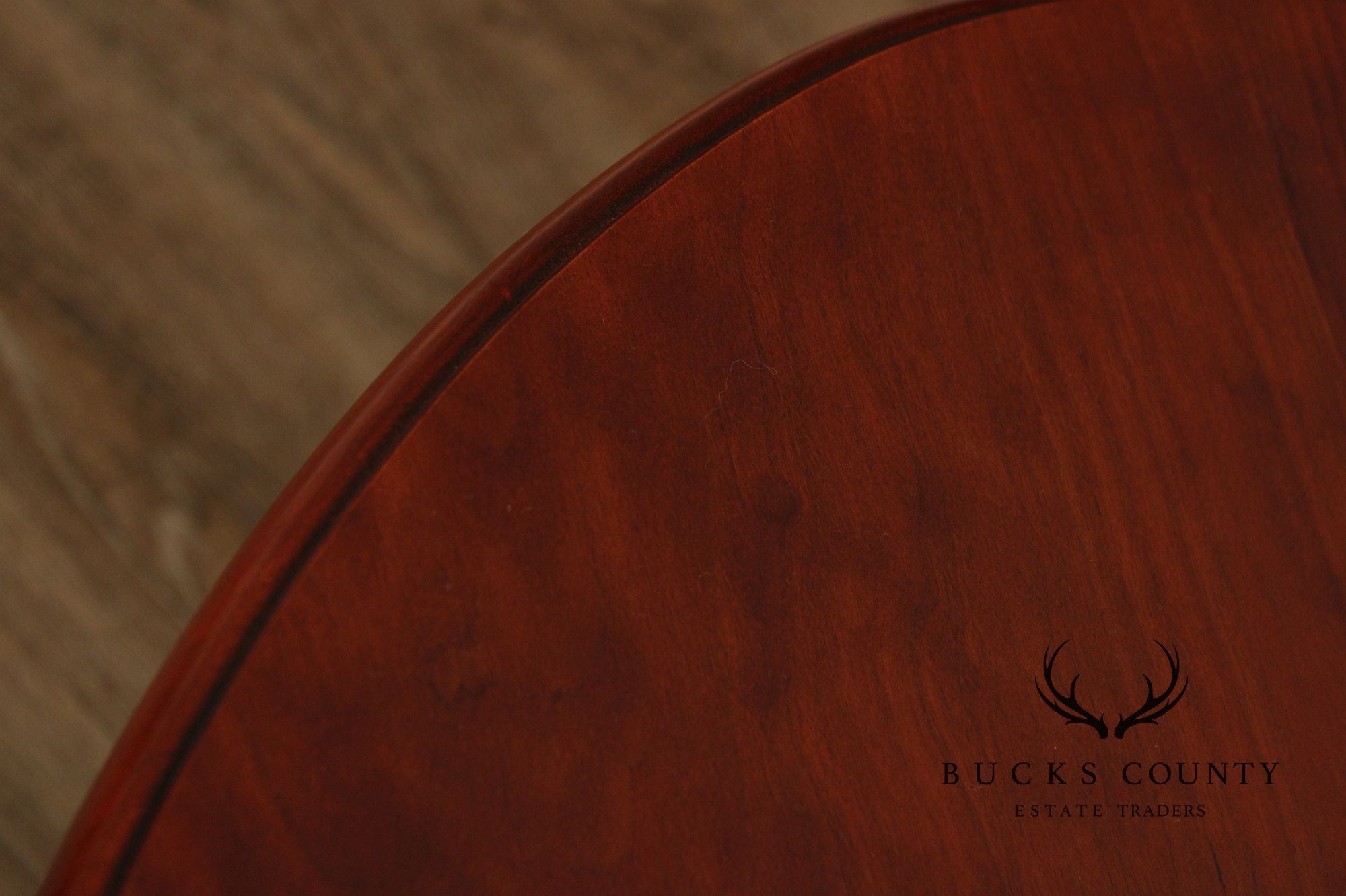 Bench Made Queen Anne Style Oval Cherry Coffee table