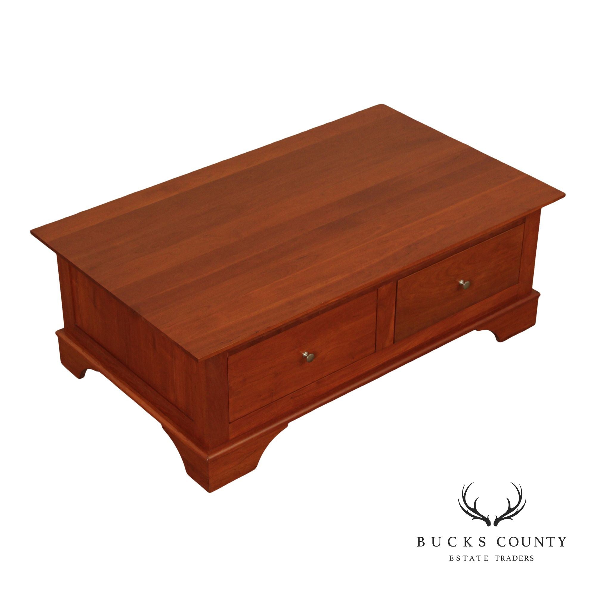 Nichols and Stone Cherry Storage Coffee Table
