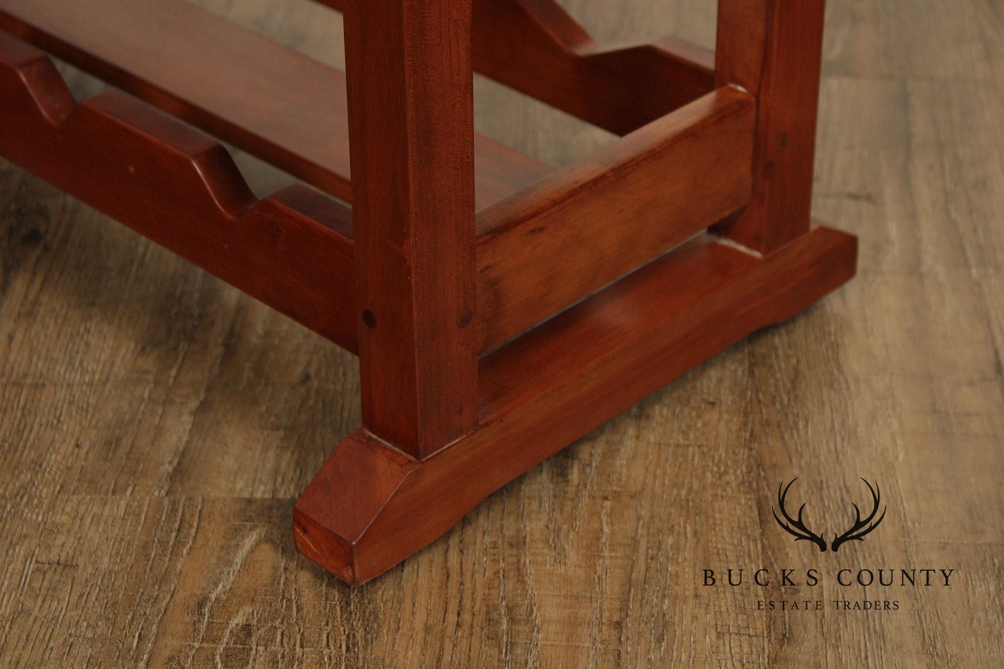 Stickley Mission Collection Cherry Wine Rack With Removable Serving Tray