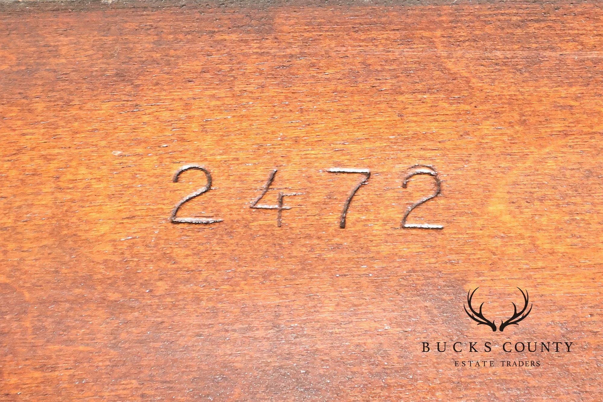 Carved Mahogany Four-Poster Queen Bed Frame