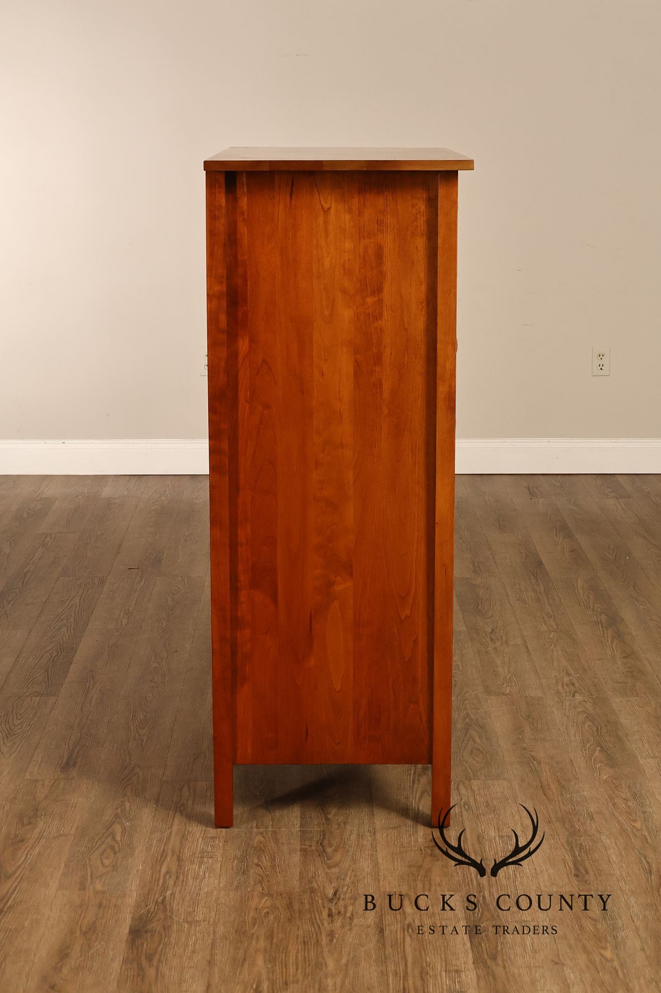 Stickley Mission Collection Harvey Ellis Cherry and Maple Tall Chest