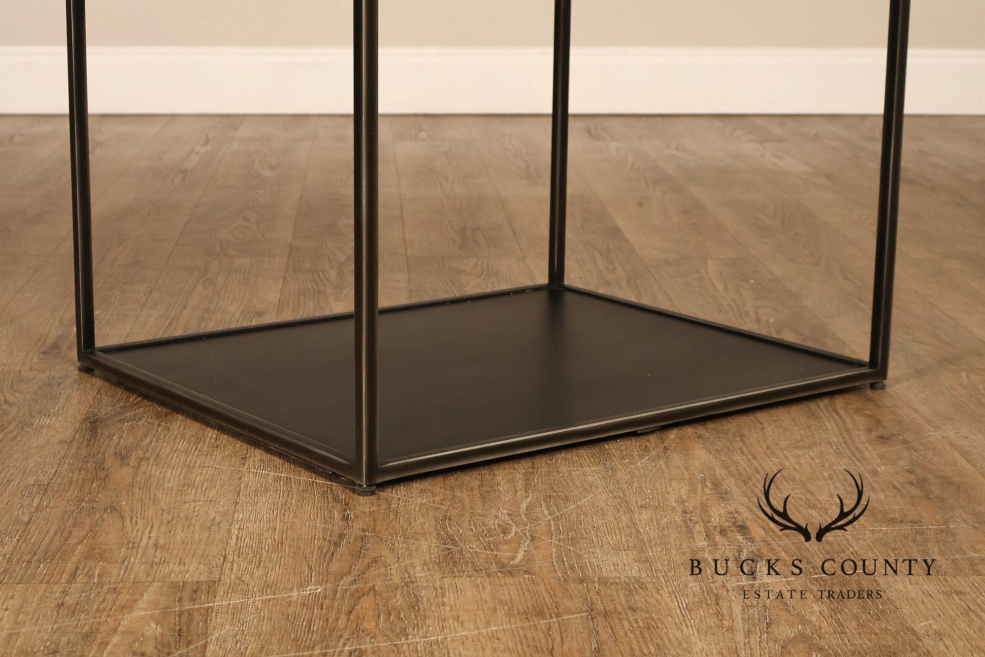 Restoration Hardware Pair Of Gramercy Mirrored End Tables