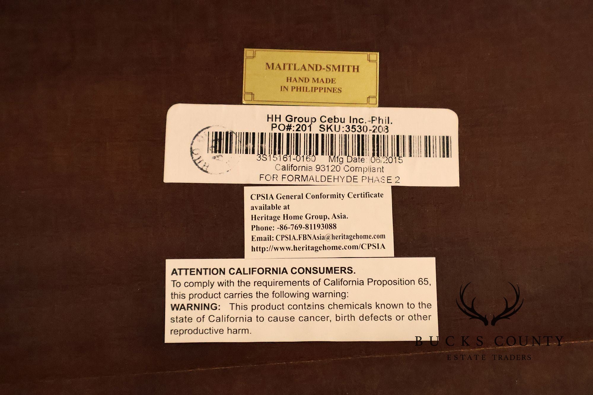 Maitland Smith Greek Key Mahogany & Satinwood Banded Dining Table