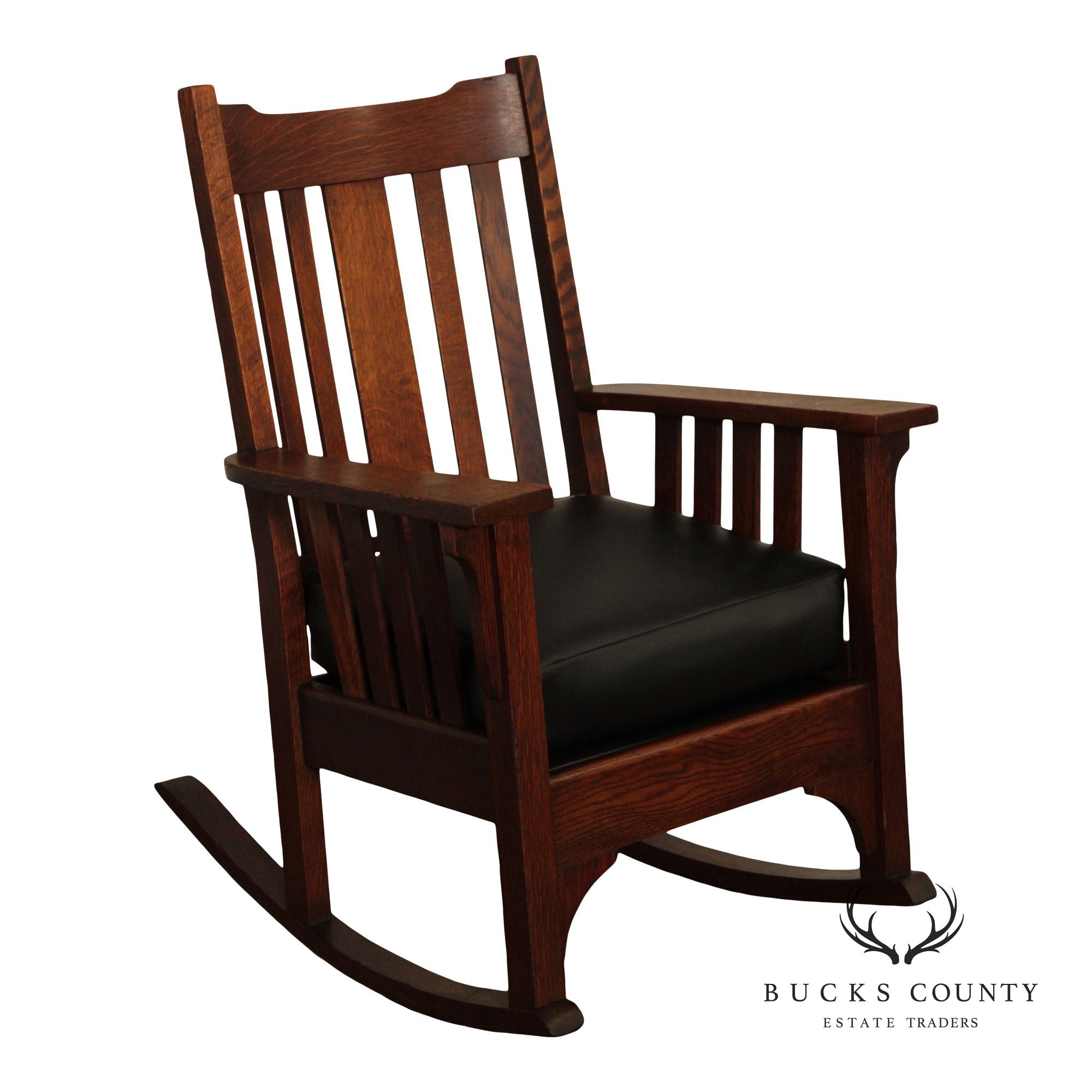 Antique Mission Oak Rocking Chair