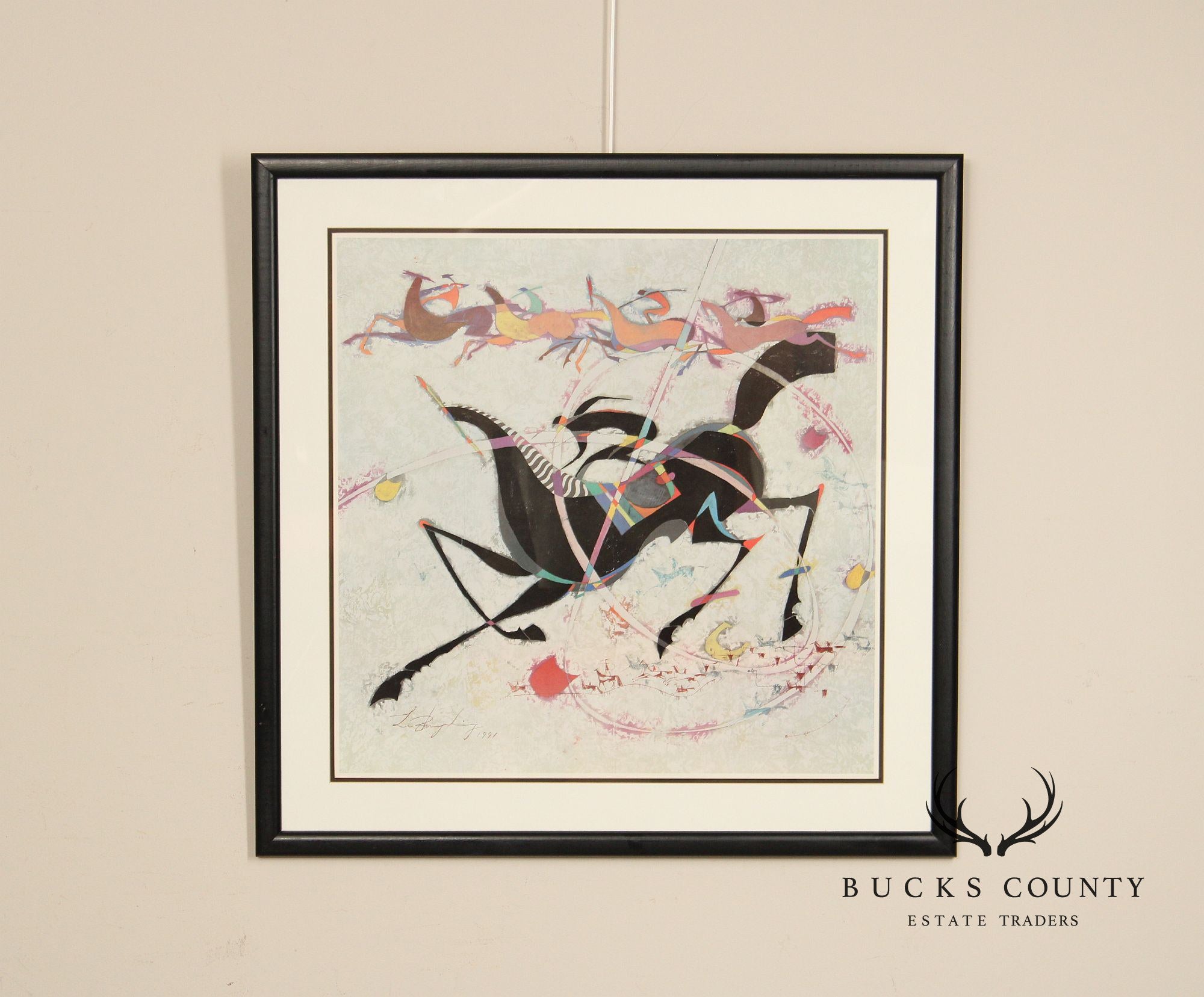 Li Zhong Liang Contemporary Print, Cave Painting