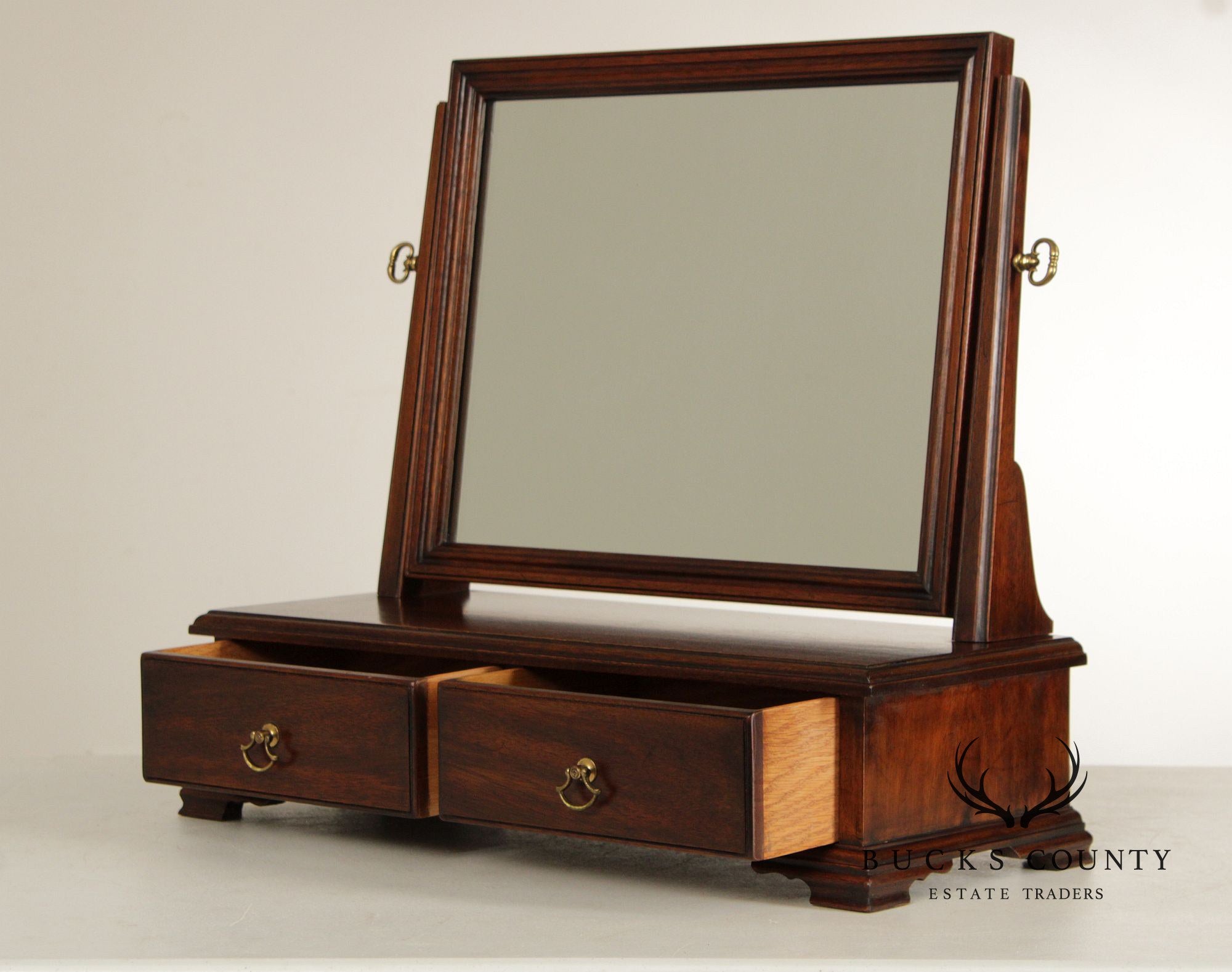 Henkel Harris Mahogany Shaving Mirror