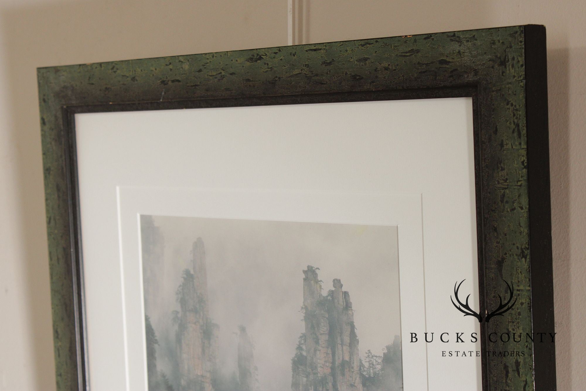 Keith Guo Ji Liang Framed Photograph, 'Mt. Tian Zi in Mist'