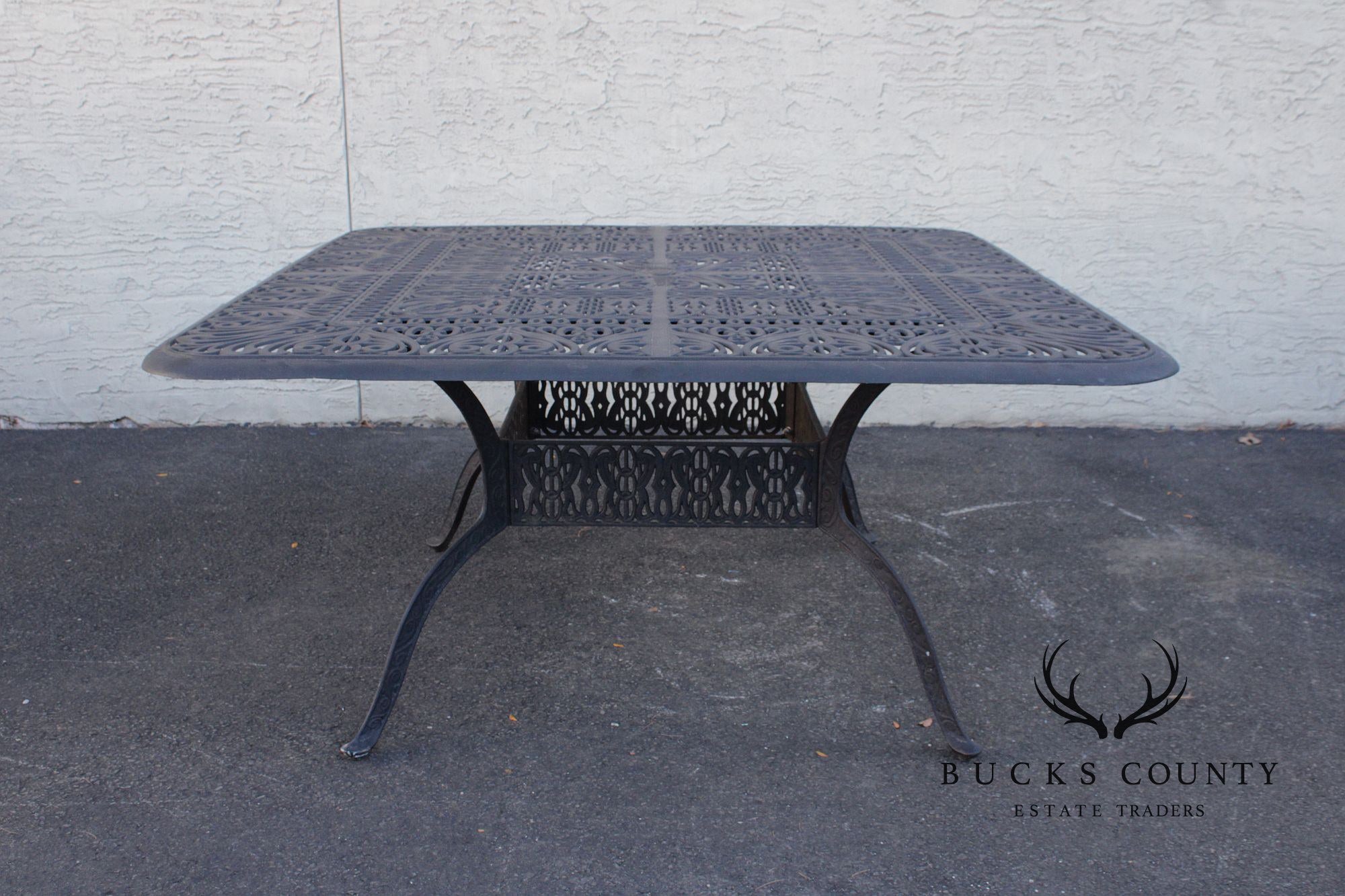 Hanamint Cast Aluminum 'Turin' Outdoor Dining Table