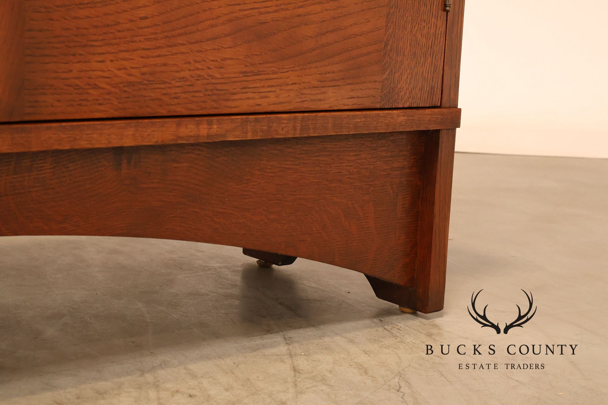 Stickley Harvey Ellis Mission Inlaid Oak Bookcase