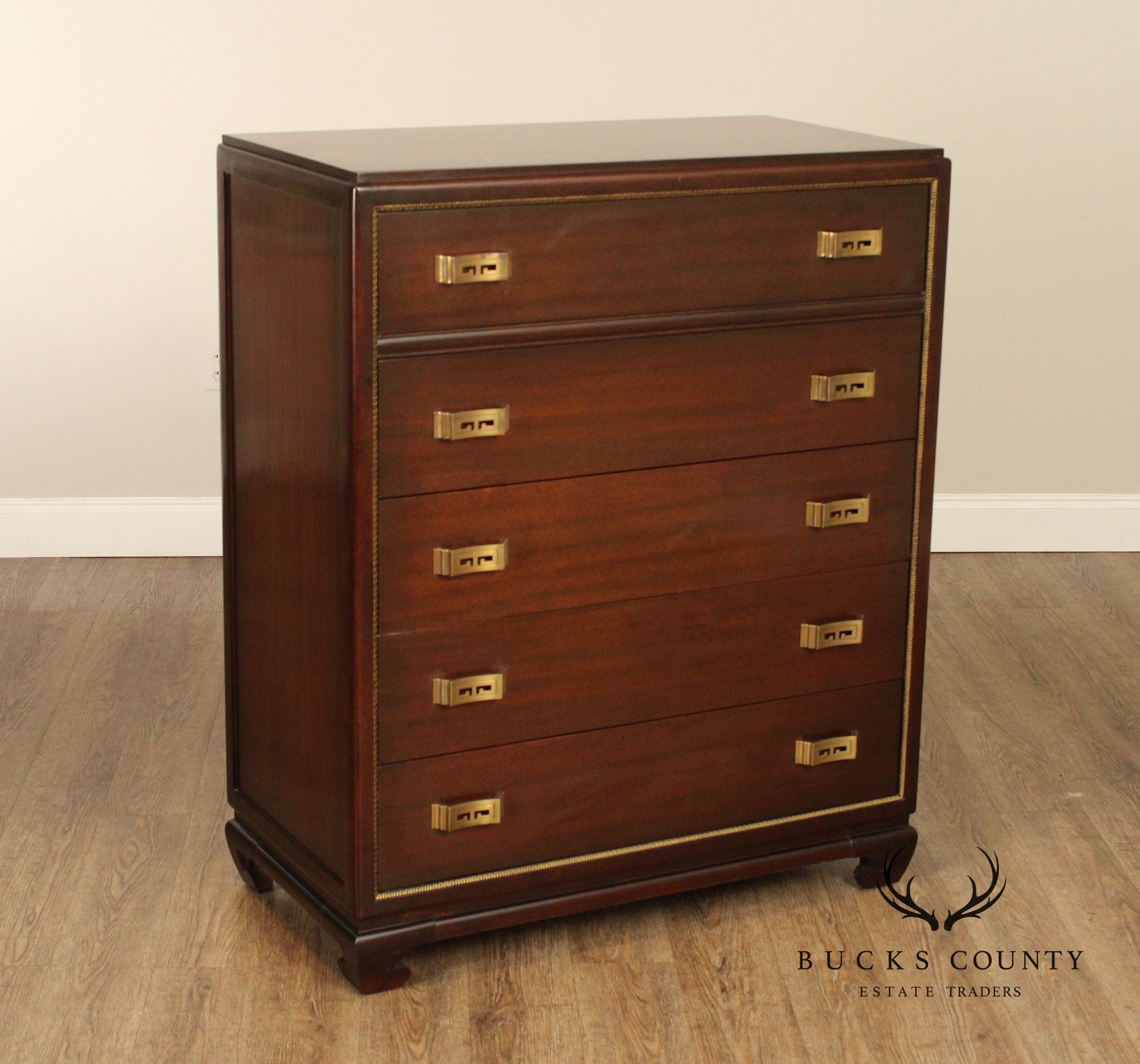 Rway Asian Inspired Mahogany Chest of Drawers