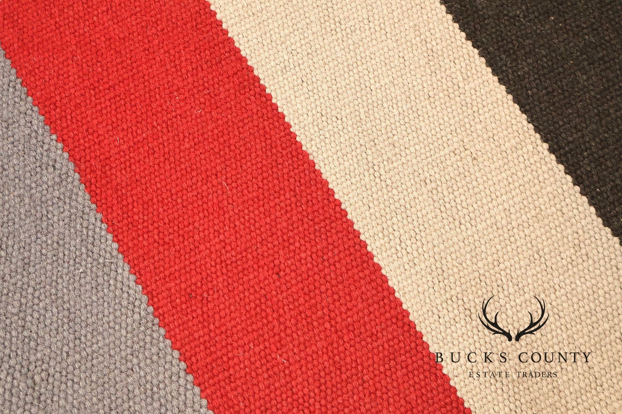 Calligaris Objects Contemporary Wool Color Block Area Rug, 6 x 10
