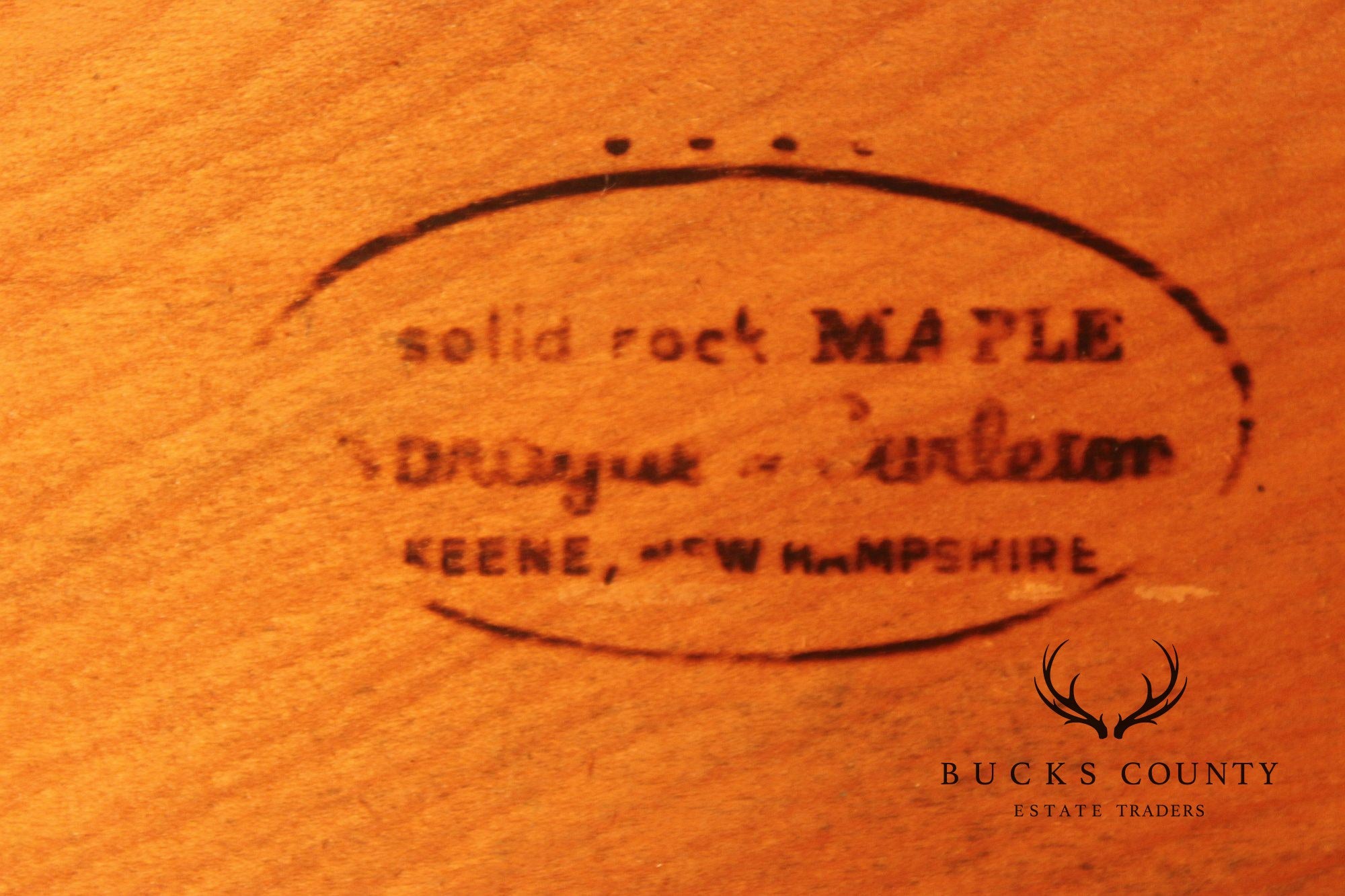 Sprague & Carleton Solid Maple Pair One Drawer Nightstands