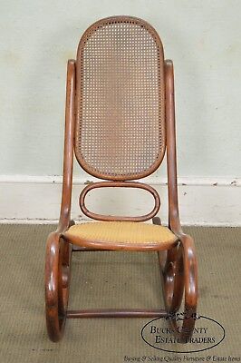 Thonet Vintage Antique Bentwood Rocker Rocking Chair