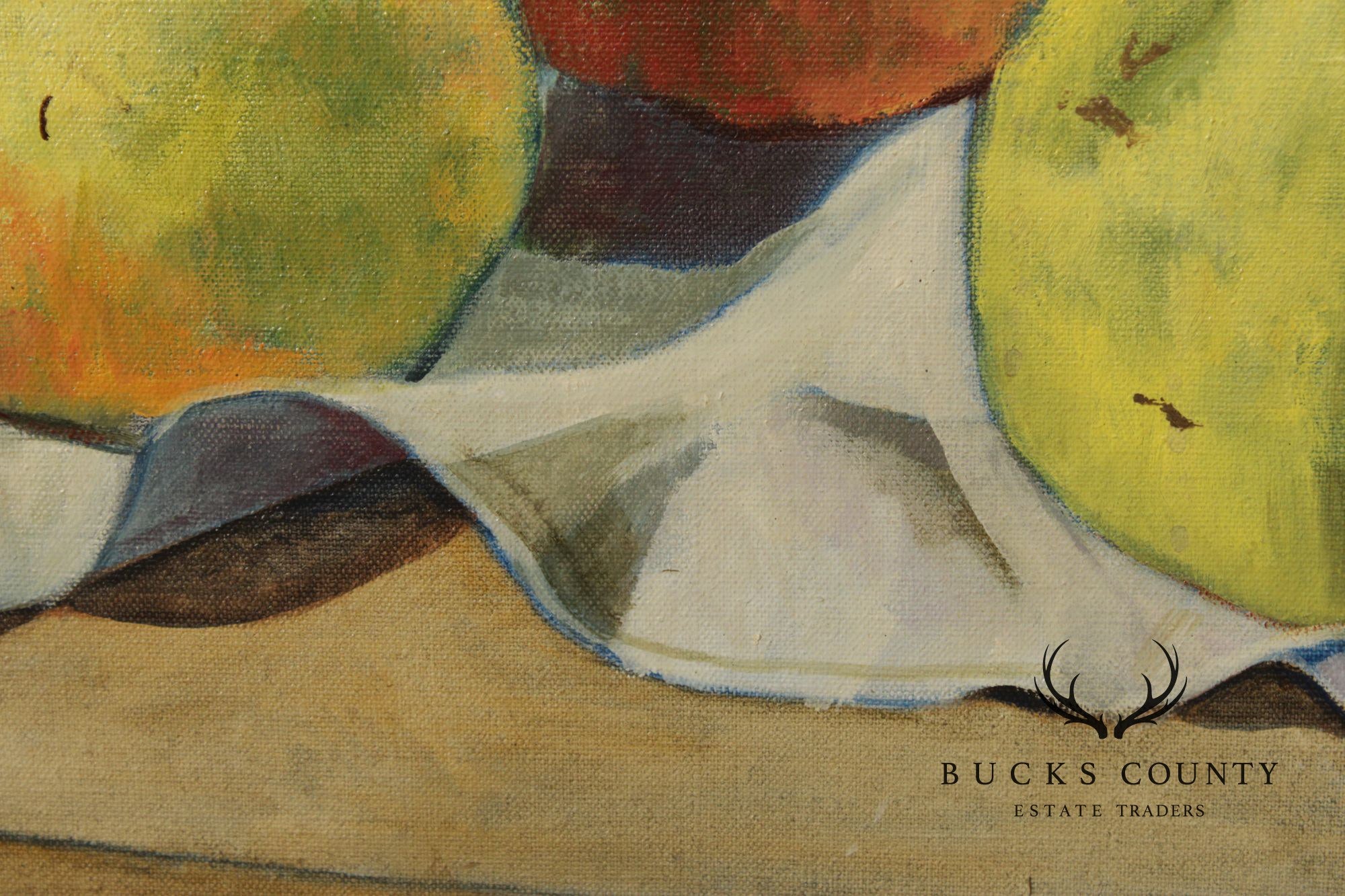 Davetta Greenberg Oil Painting, Still-Life of Pears