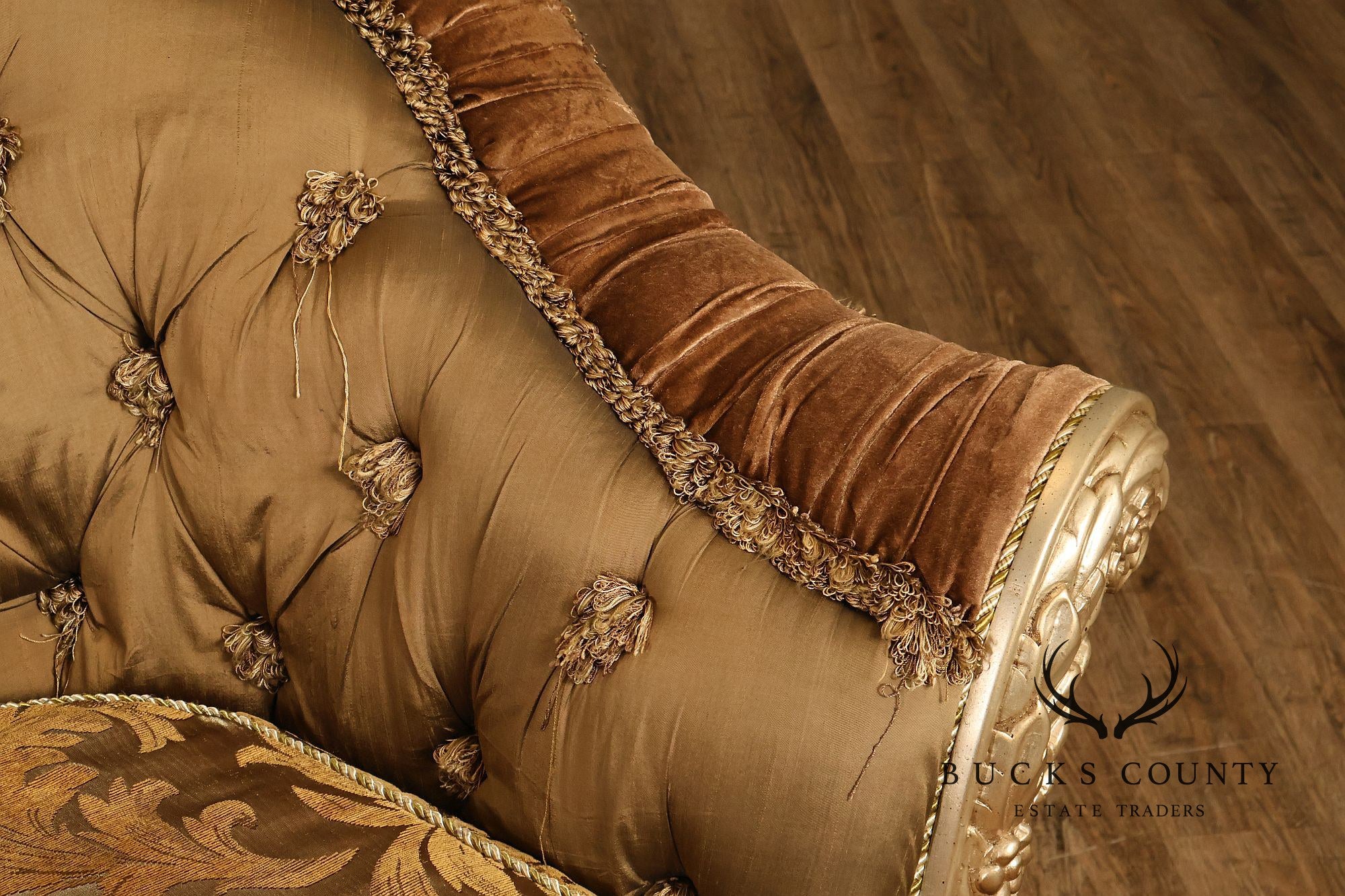 Italian Renaissance Style Upholstered Club Chair