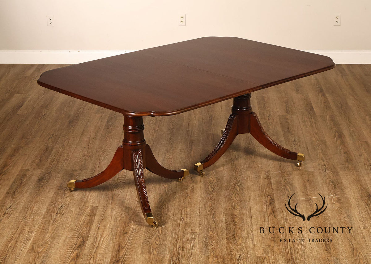 Statton Cherry Double Pedestal Dining Table