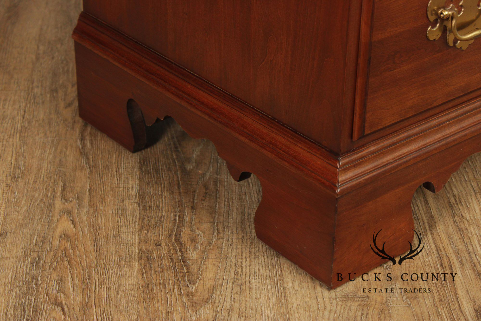 Pennsylvania House Chippendale Style Cherry Chest on Chest