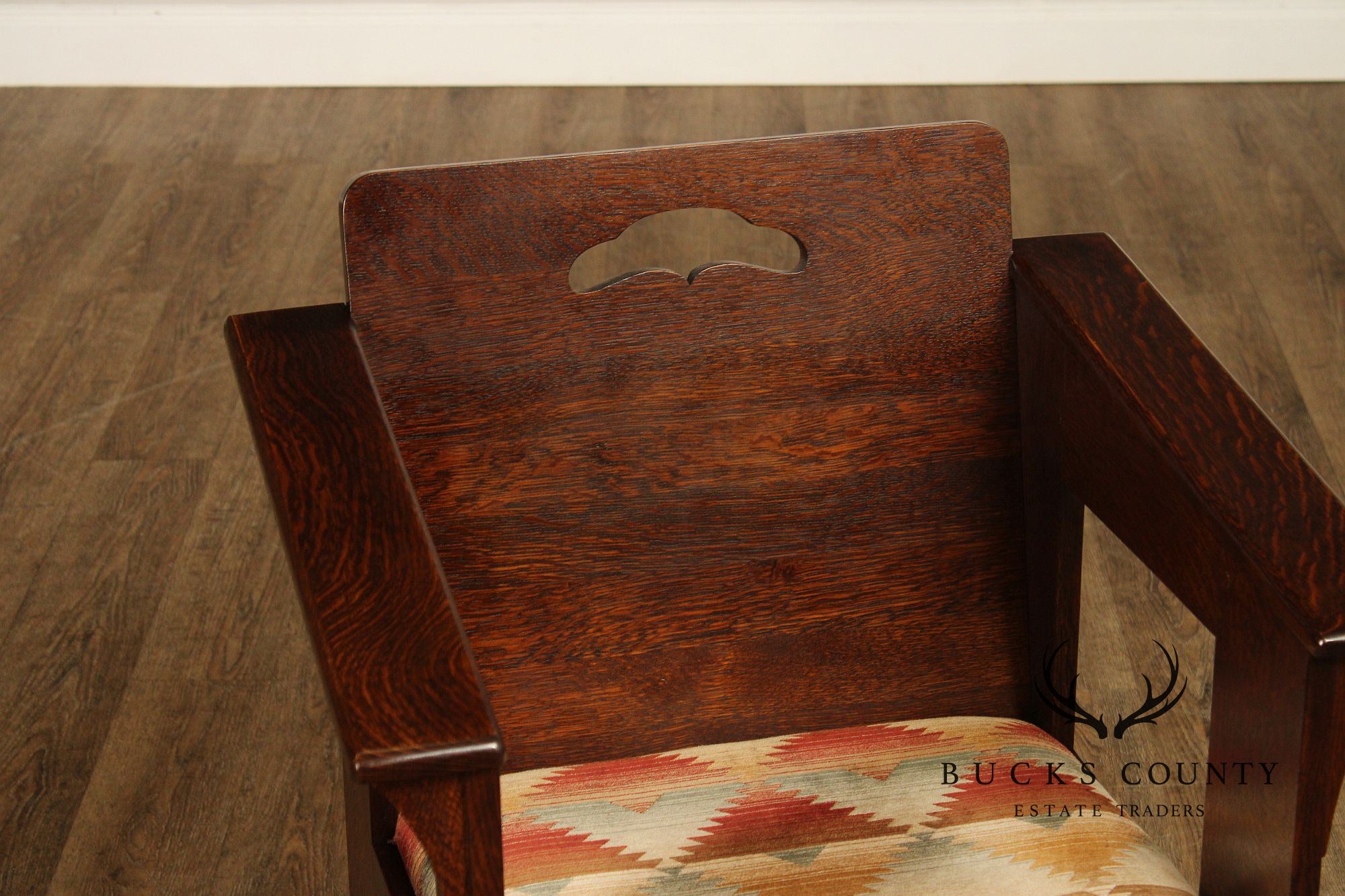 Stickley Mission Collection Limbert Style Oak Cafe Chair