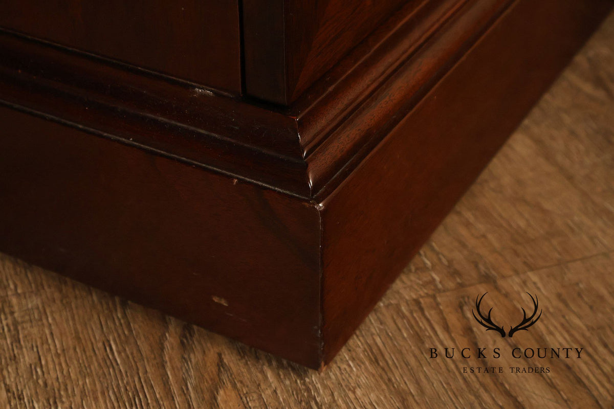 Stickley Georgian Style Mahogany Bookcase Breakfront