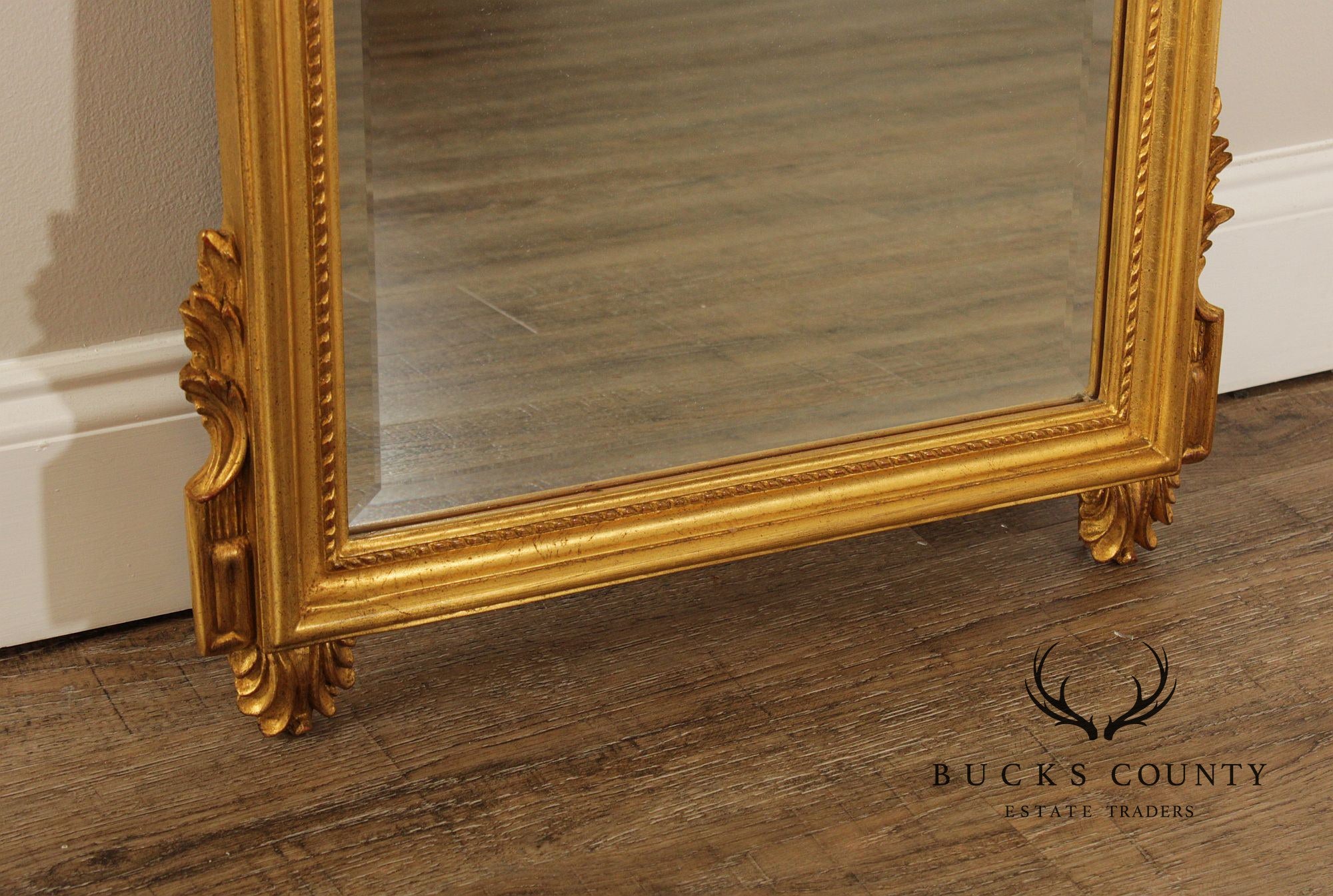 Carvers' Guild Adam Style Giltwood Wall Mirror