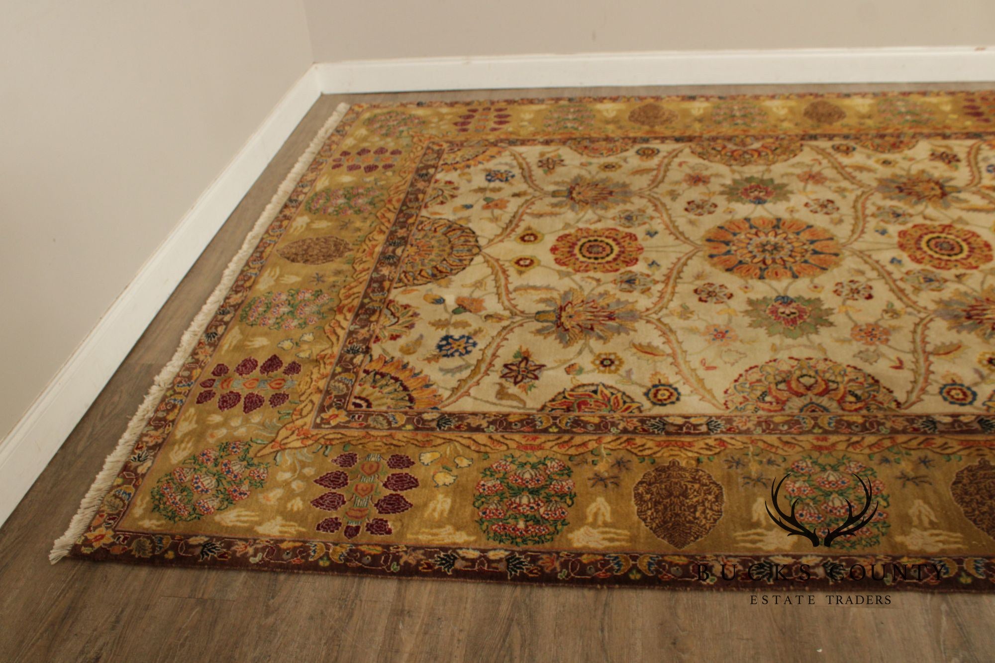 Arts & Crafts Style Wool Area Rug