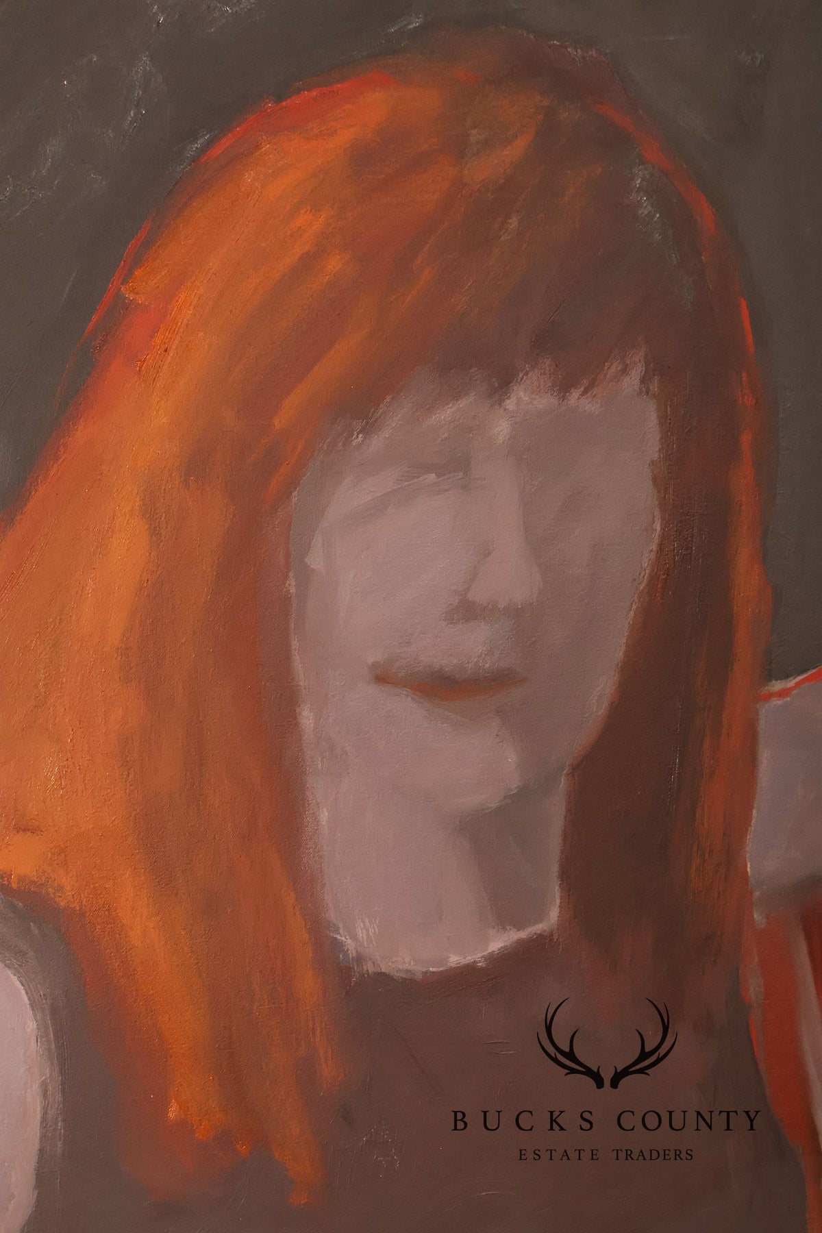 Anne Cooper Dobbins Oil Painting, The Redhead