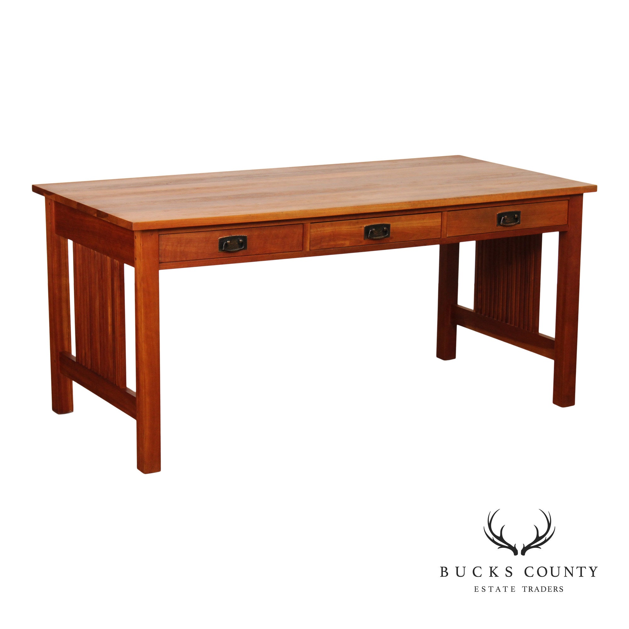 Stickley Mission Collection Cherry Library Table Writing Desk