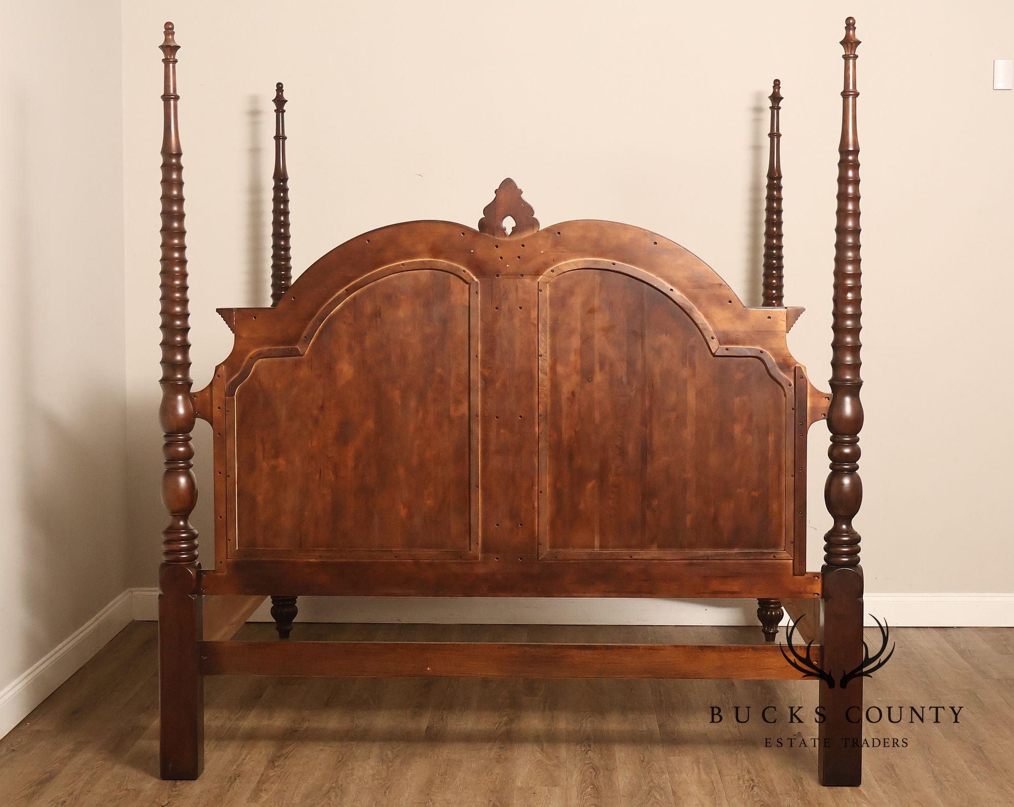 British Colonial Style Four Poster King Bed Frame