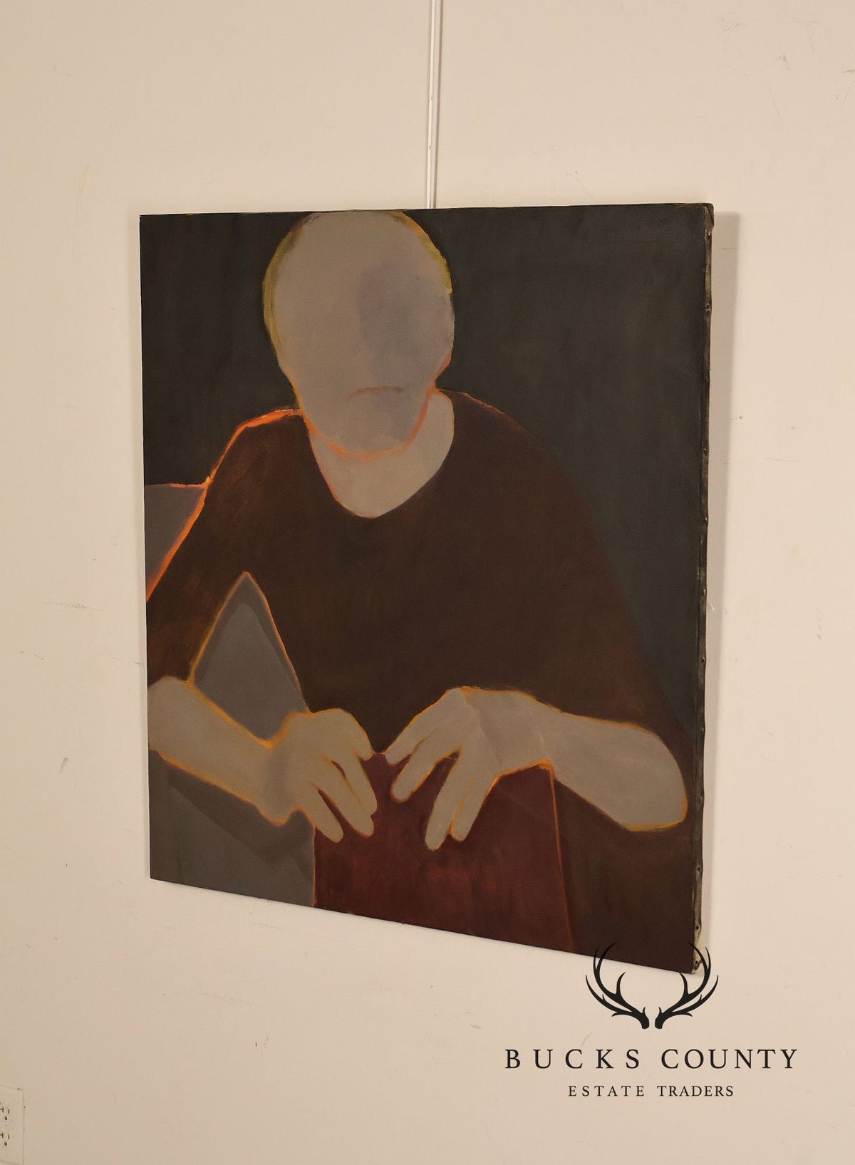 Anne Cooper Dobbins Oil Painting,  'Woman With Her Purse'
