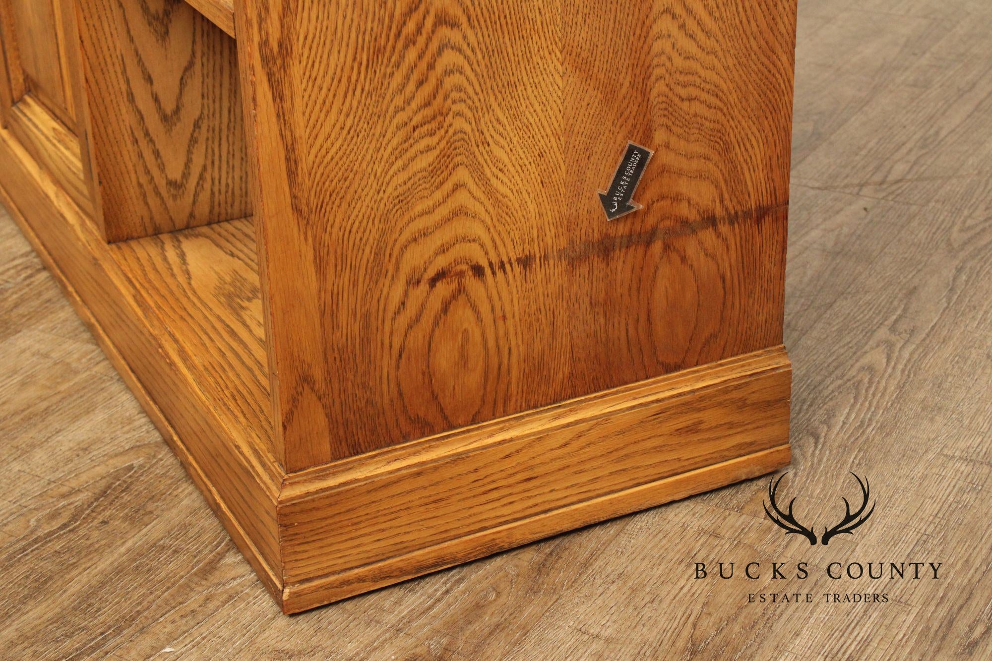 Romweber Viking Oak Bookcase Office Credenza