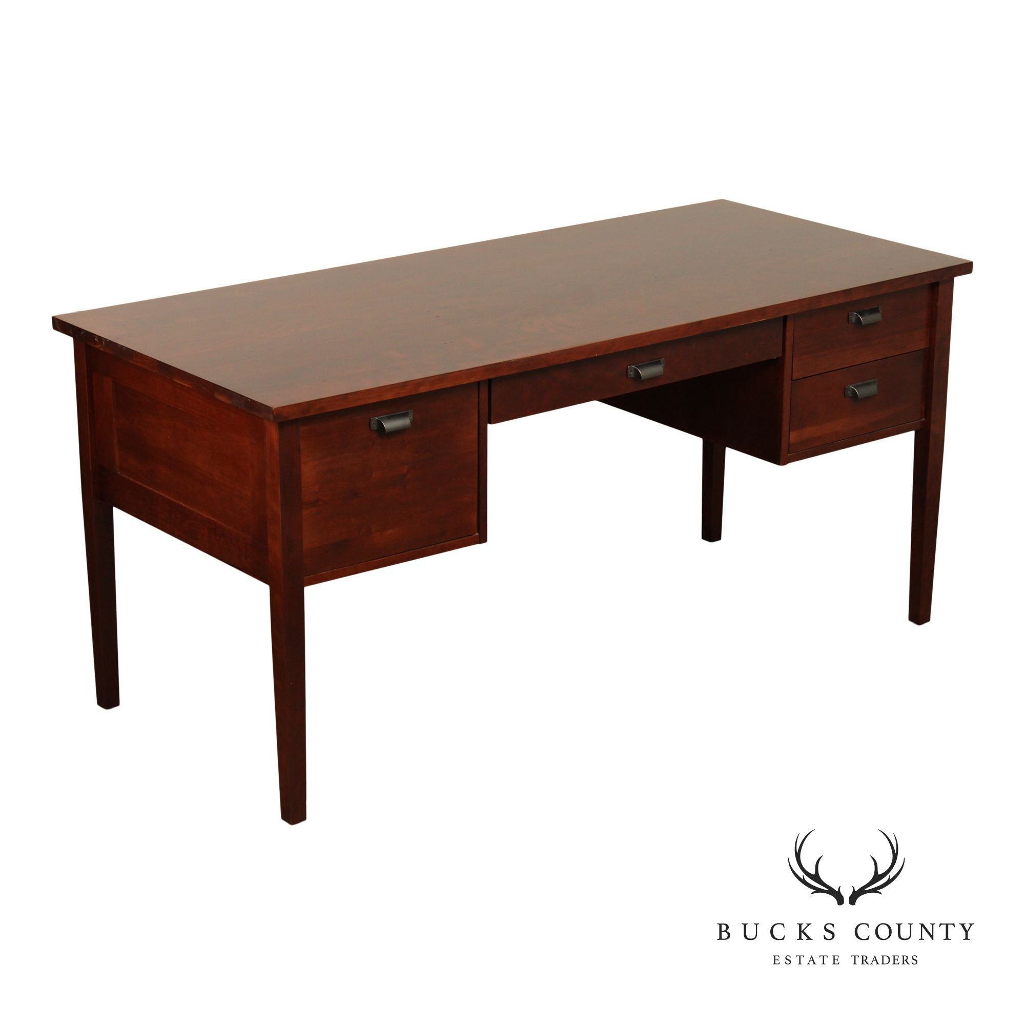 Crate & Barrel Transitional Executive Office Desk