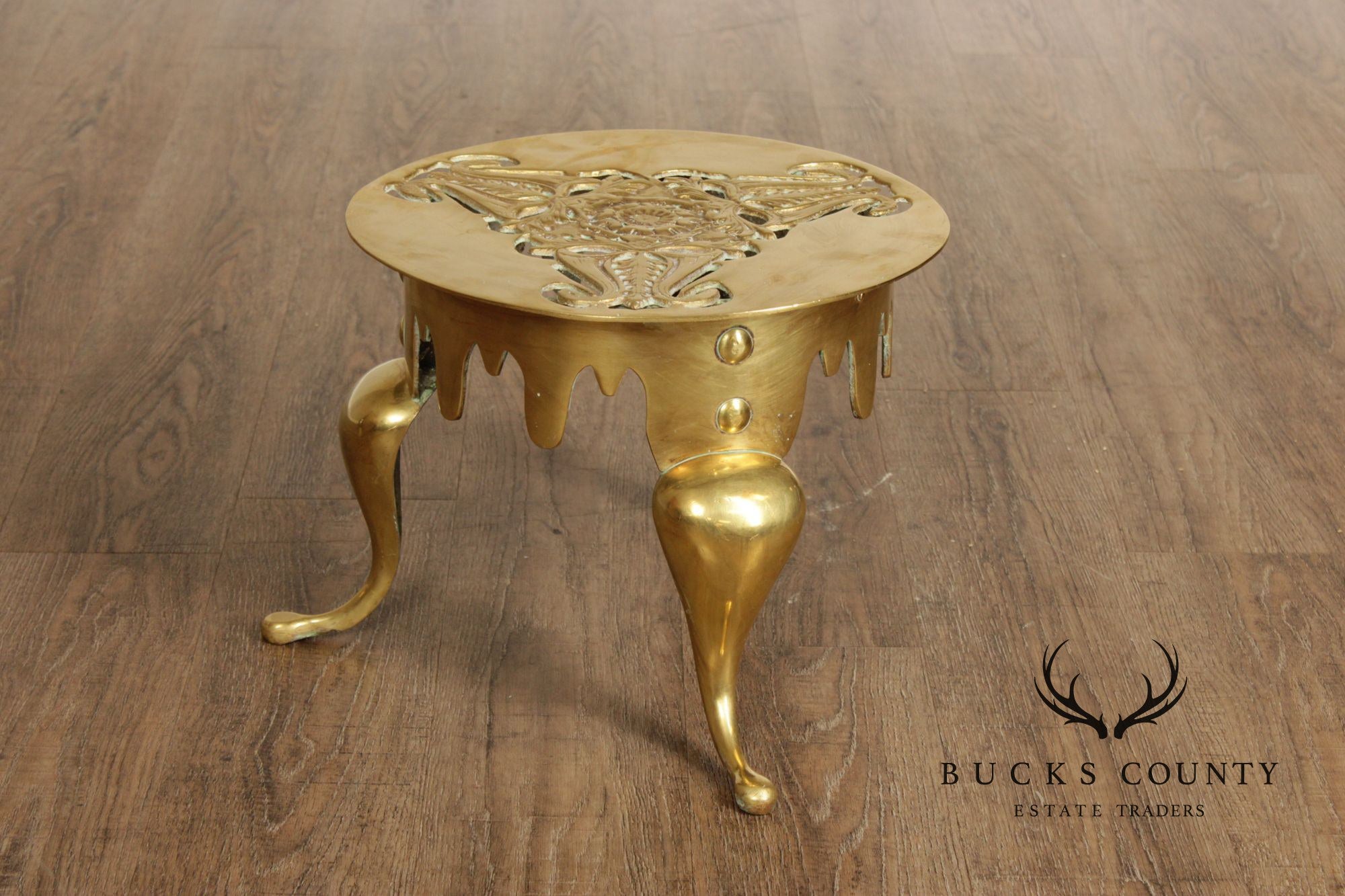 Vintage Brass Kettle Stand