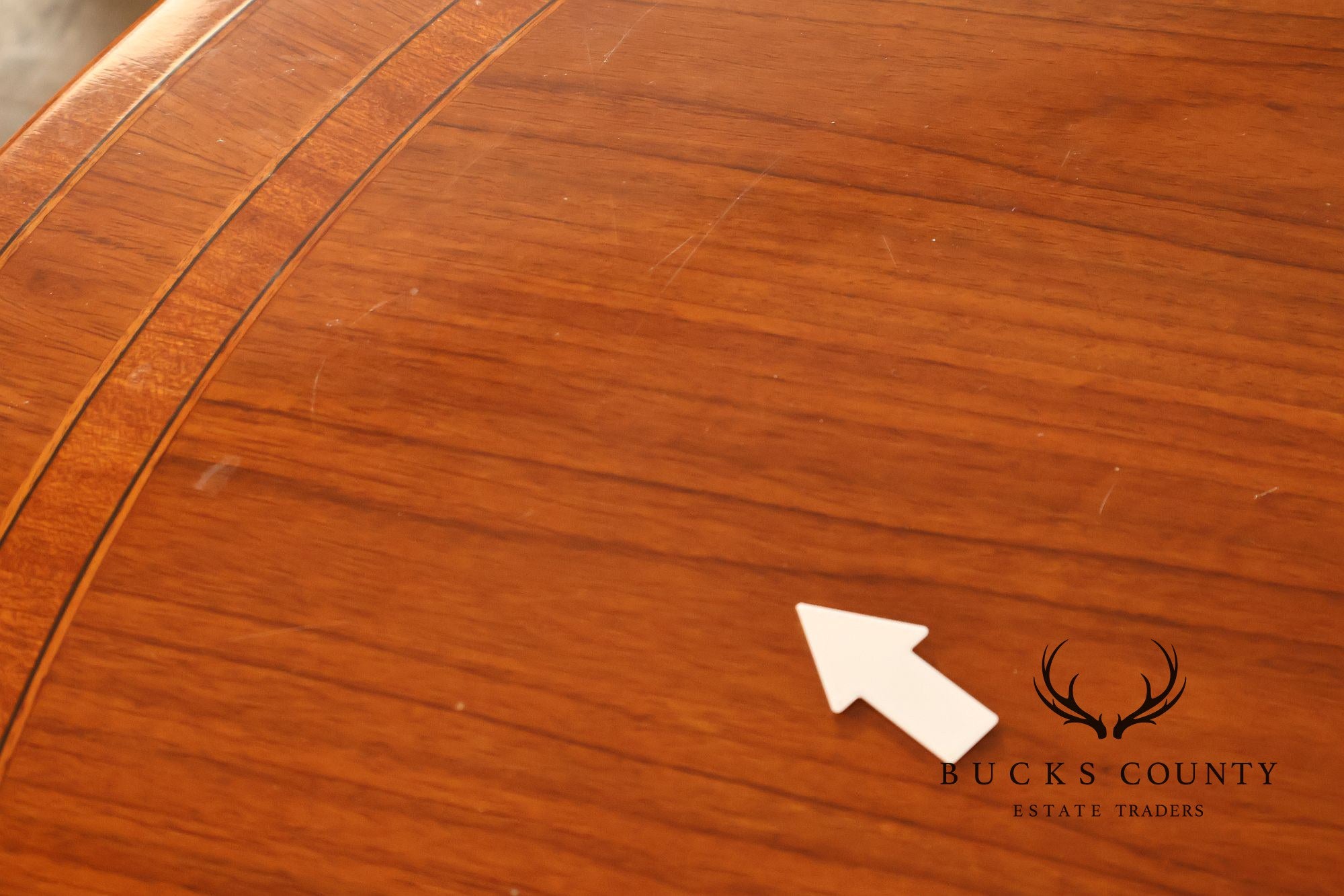 Duncan Phyfe Style Mahogany Round Breakfast Table With Brass Claw Feet