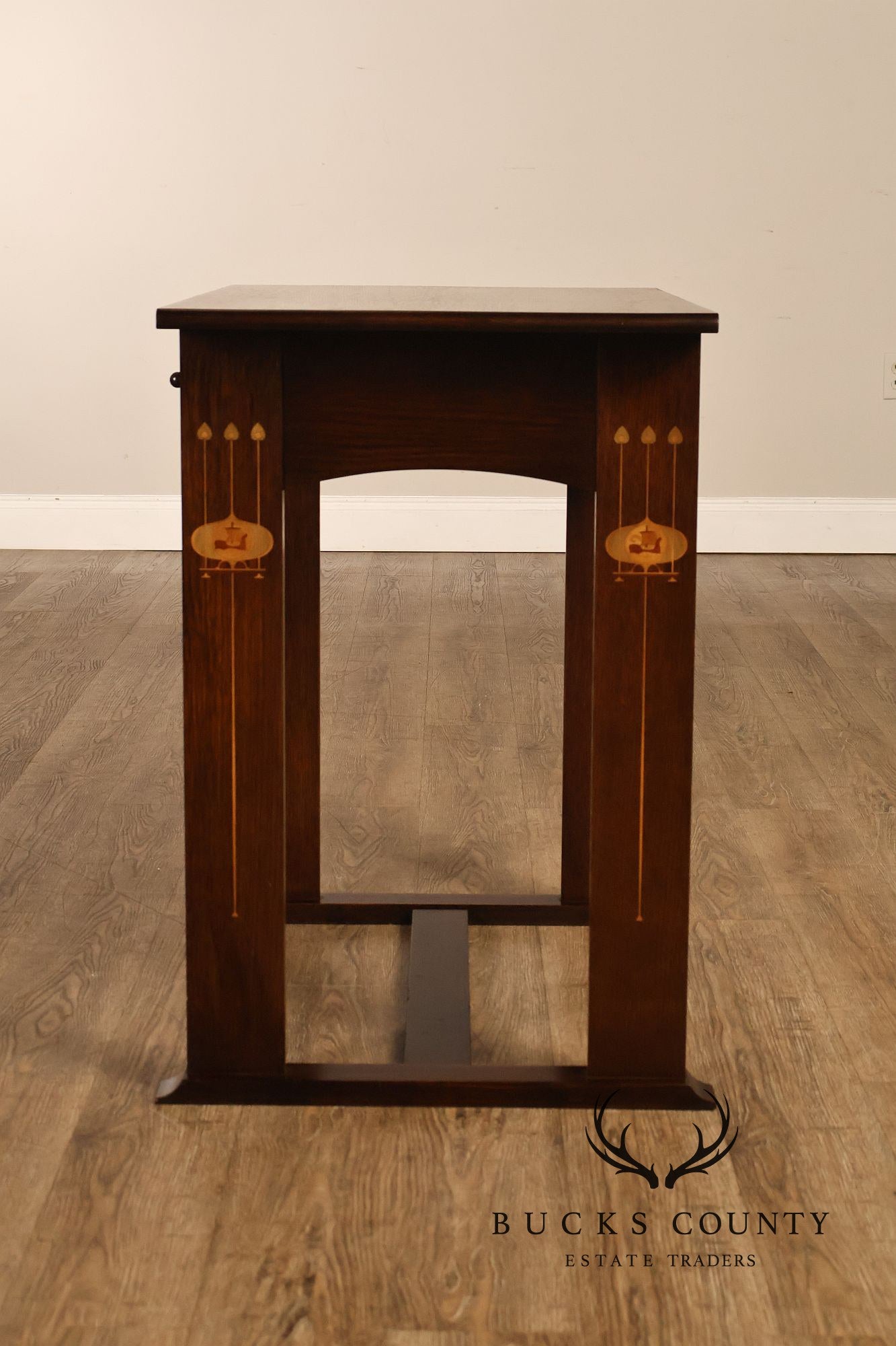 Stickley Commemorative Harvey Ellis Inlaid Oak Writing Desk