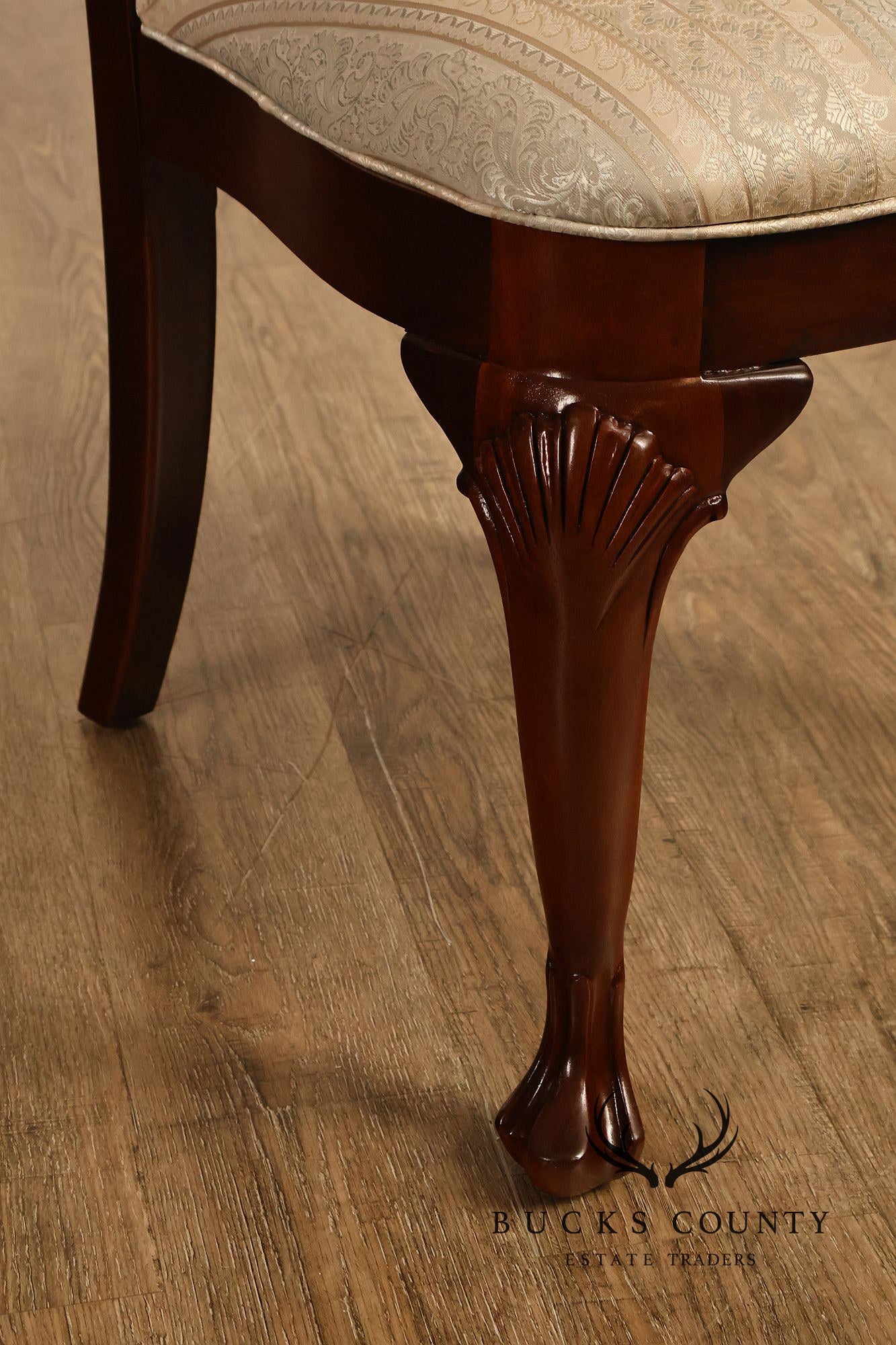 Ethan Allen '18th Century Mahogany' Set of Six Dining Chairs