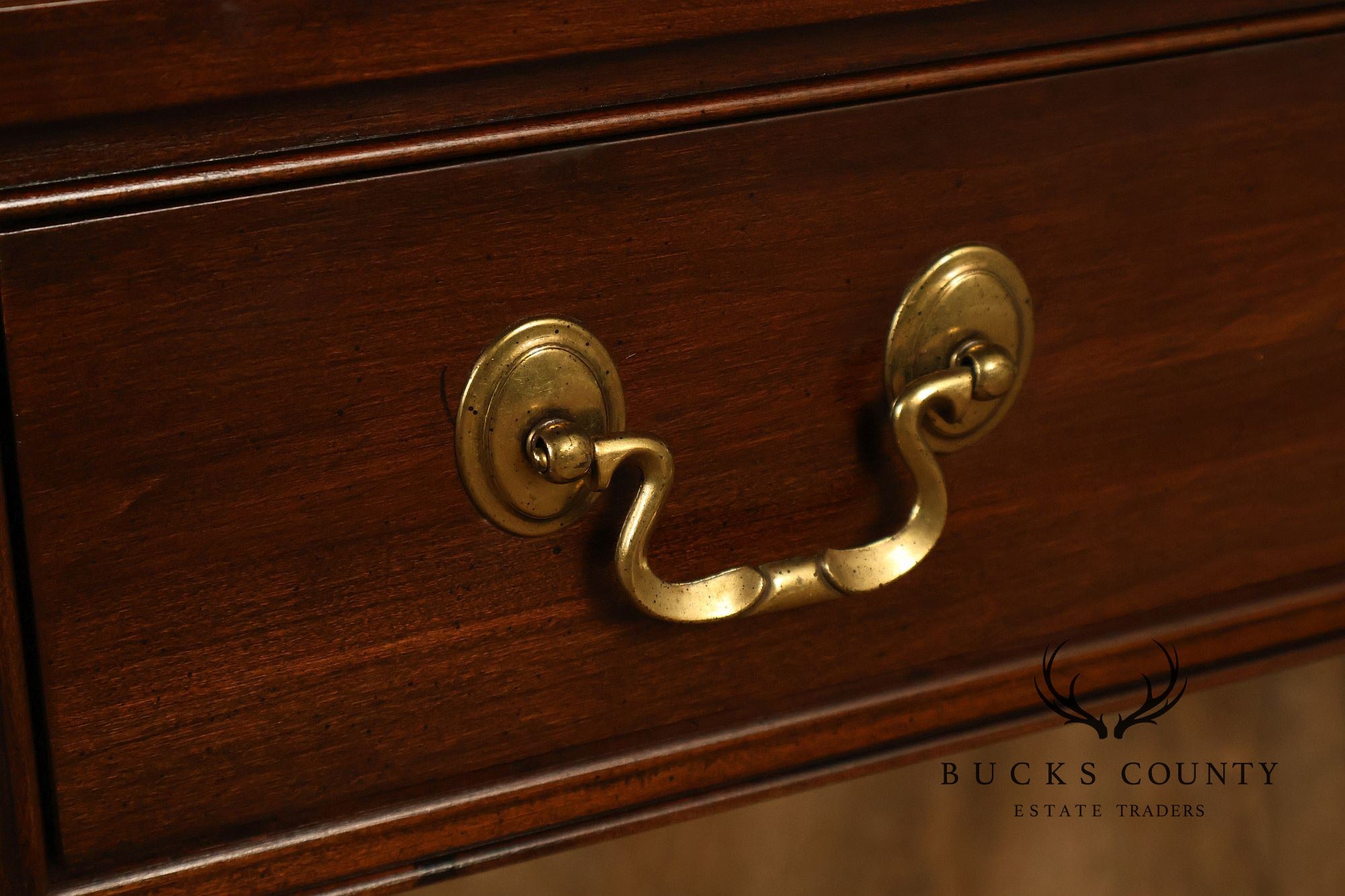 Ethan Allen Chippendale Style Georgian Court Cherry Sofa Table