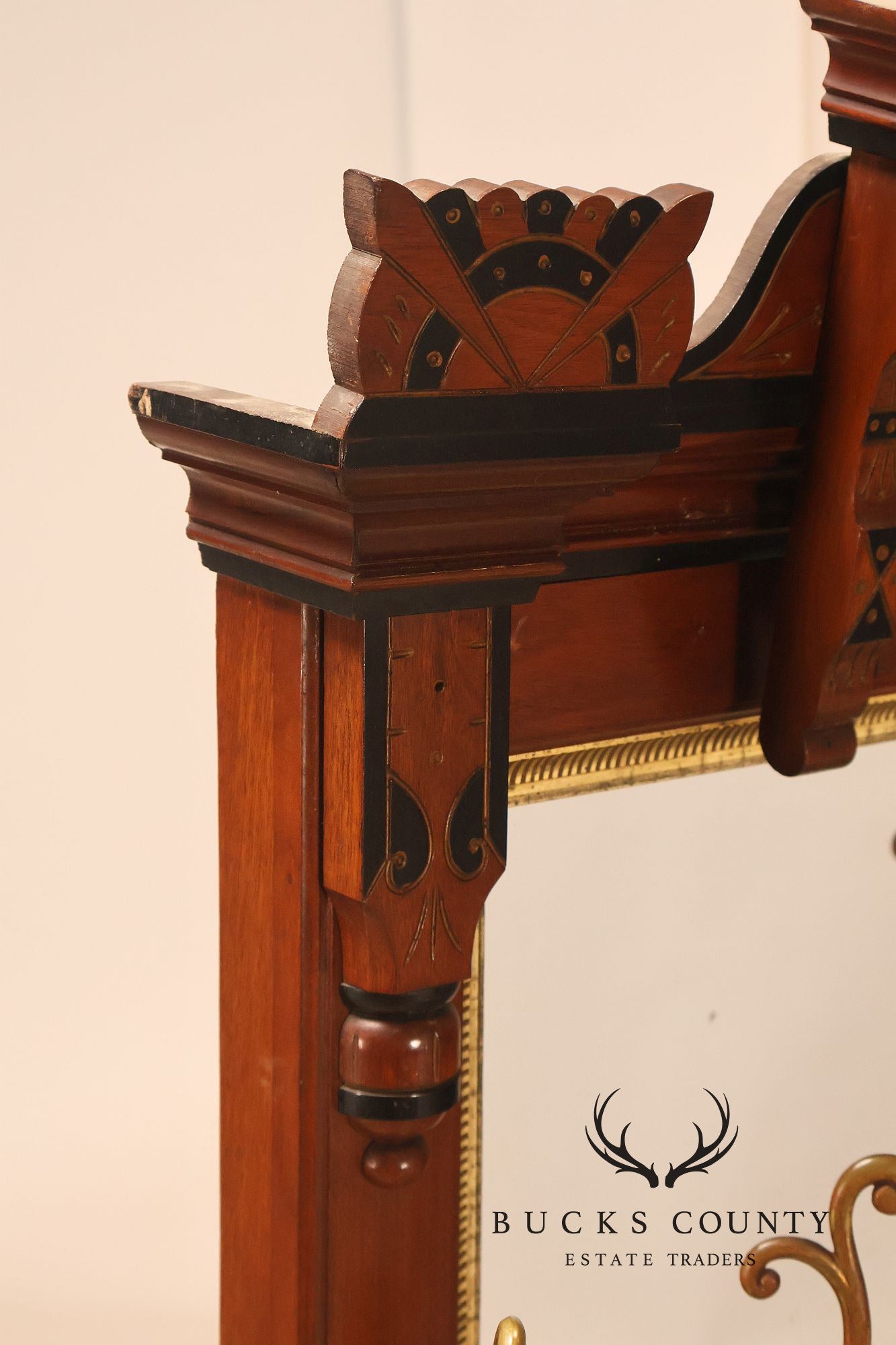 Victorian Eastlake Carved Wood Hall Tree