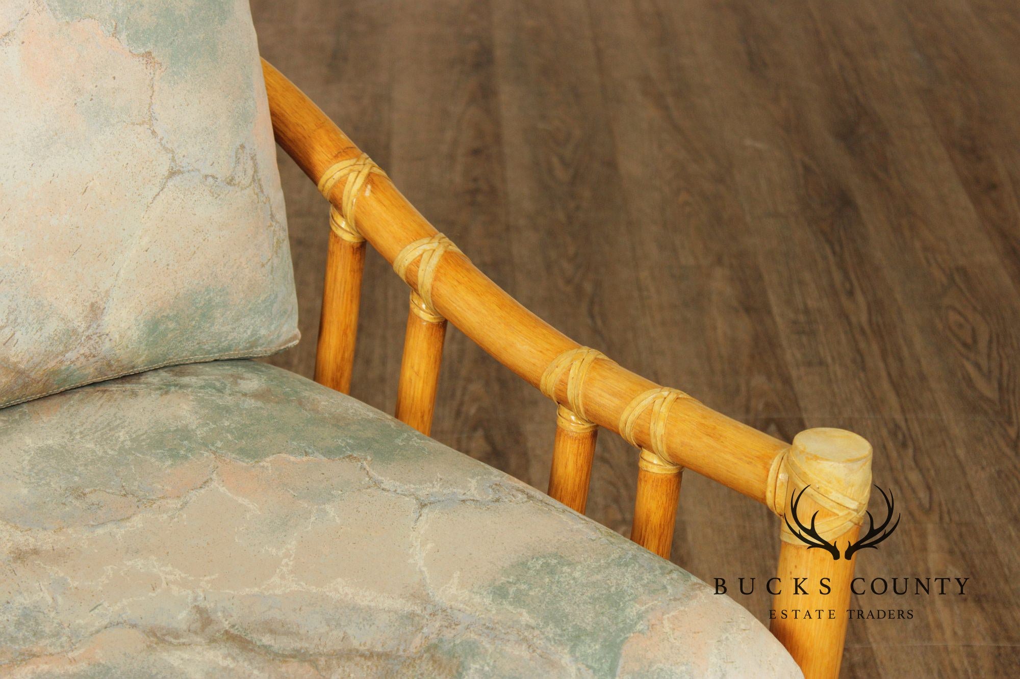 McGuire Vintage Bamboo Loveseat