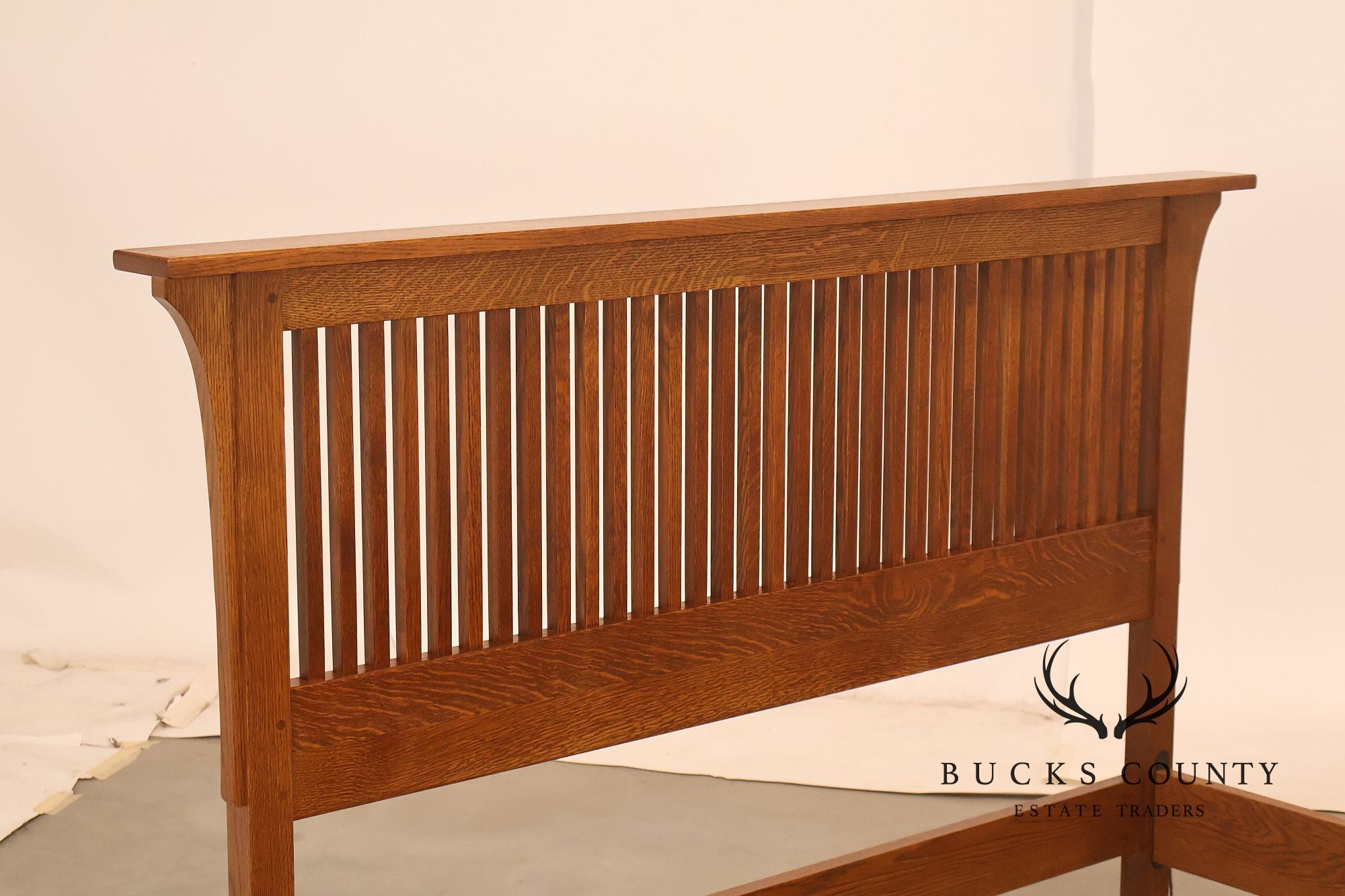 Stickley Mission Collection Oak Spindle Full Size Bed