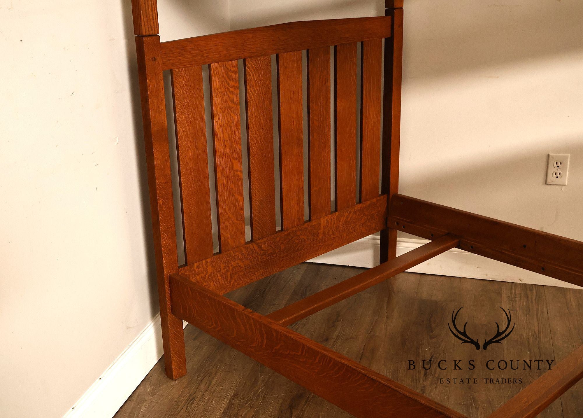 Stickley Mission Collection Oak Twin Over Twin Bunk Bed
