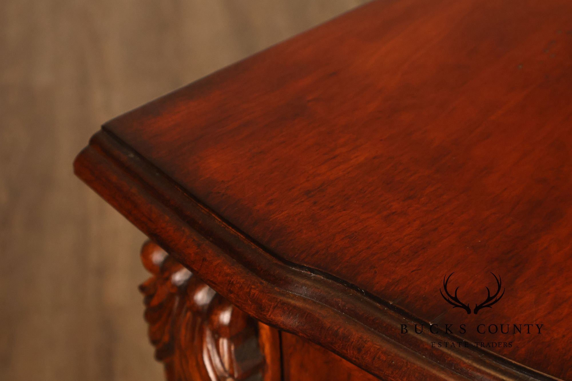 Hooker Furniture Seven Seas Mahogany Demilune Console Chest