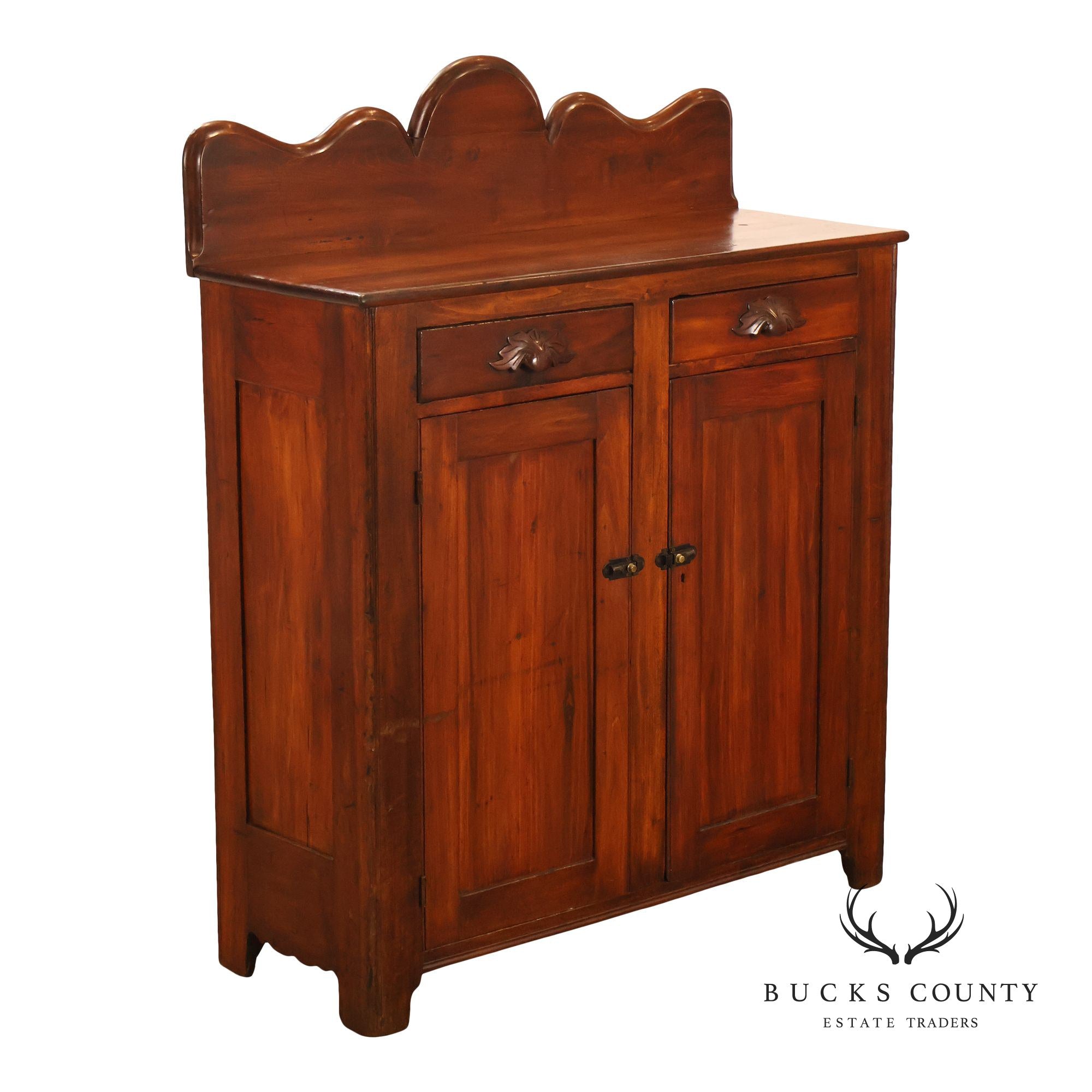 19th Century American Country Pine Jelly Cupboard