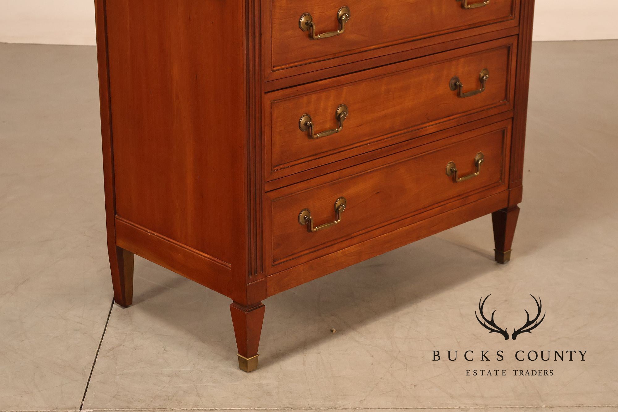 Kindel French Directoire Style Fruitwood High Chest