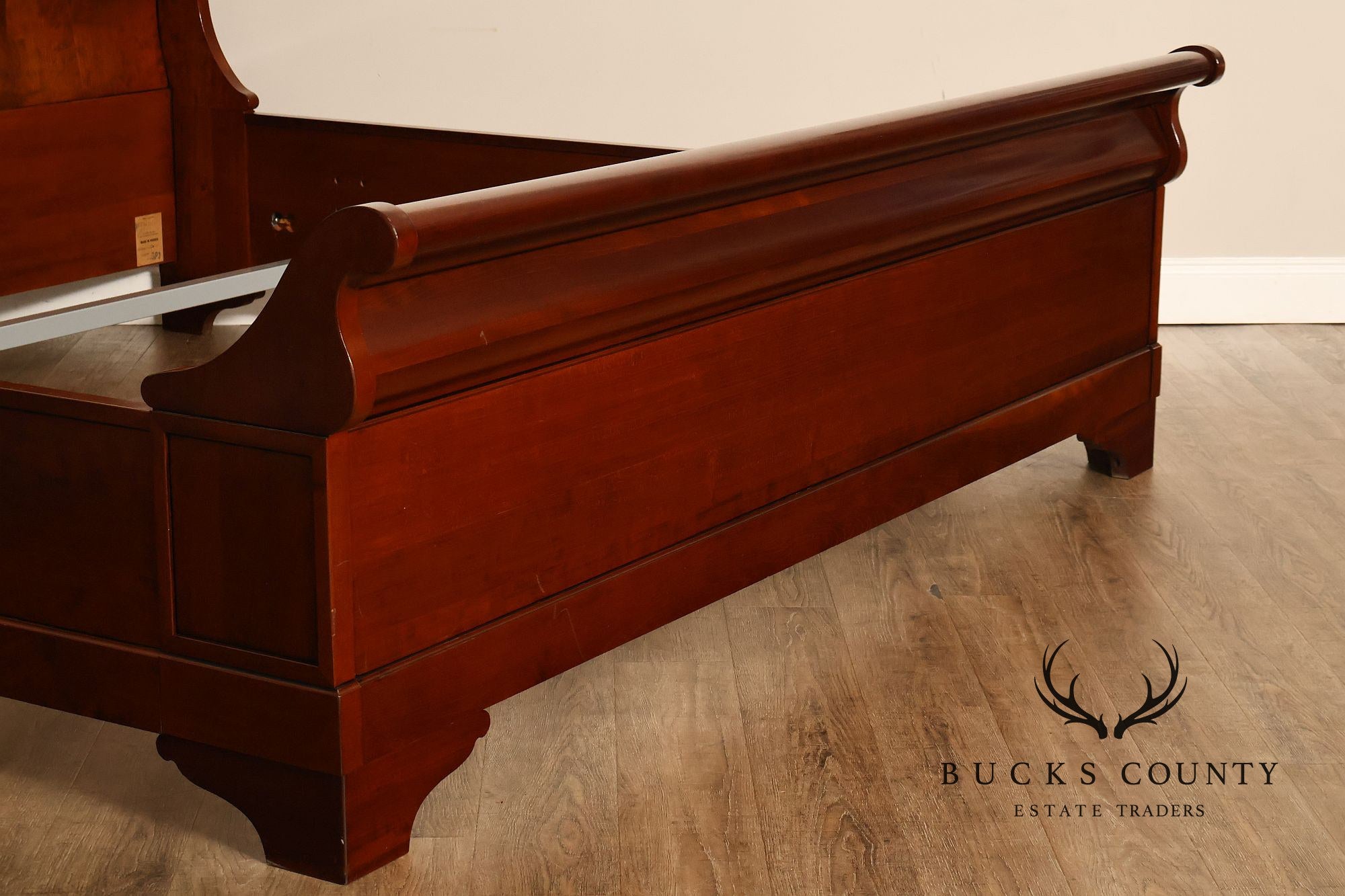Grange French Louis Phillipe King Size Cherry Sleigh Bed Frame